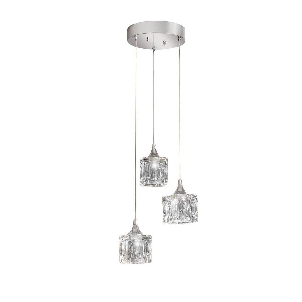 Burslem 3 Light Single Drum Pendants Intended For Most Recently Released Home Decorators Collection 3 Light Led Pendant (View 25 of 25)