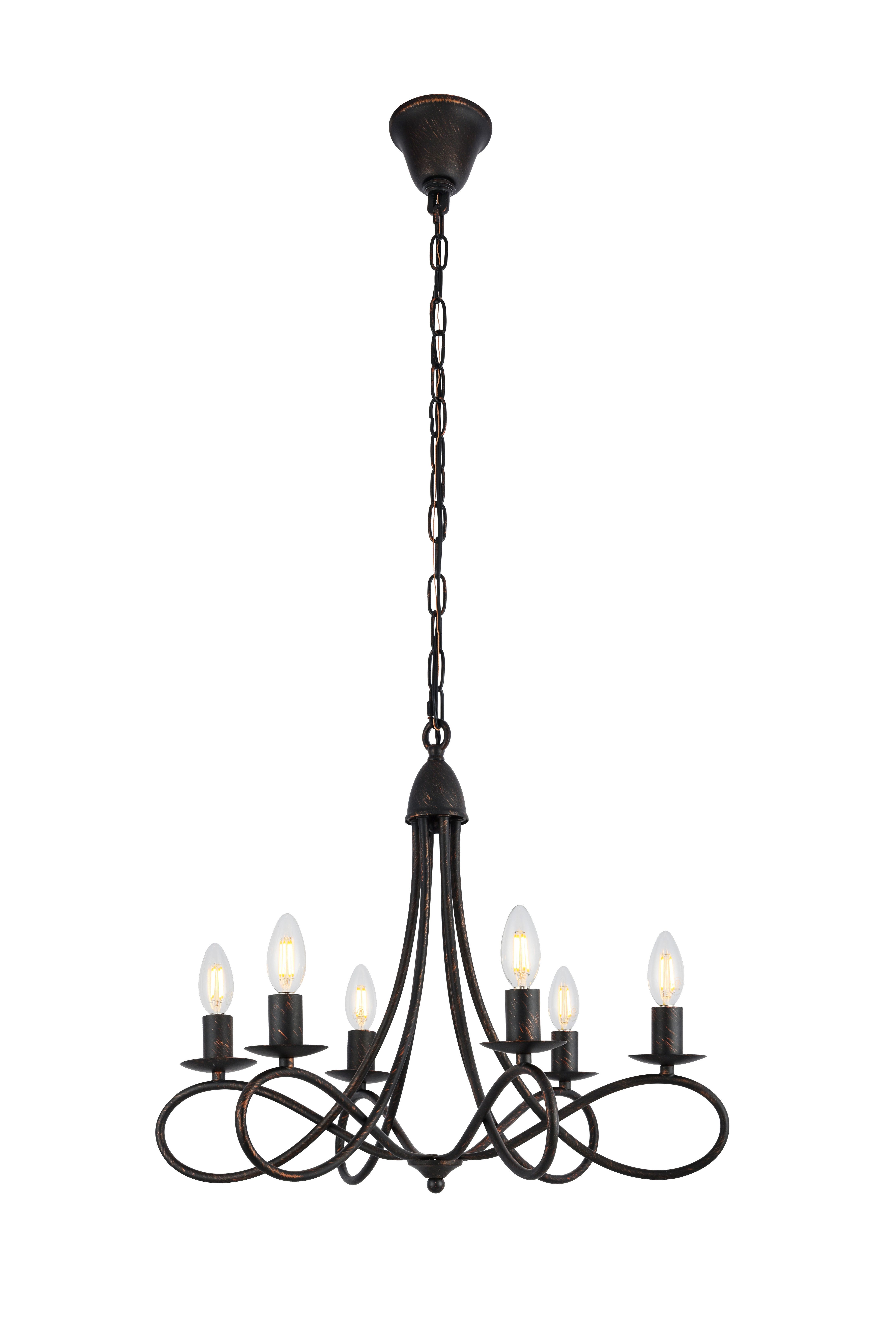 Featured Photo of 25 The Best Diaz 6-light Candle Style Chandeliers