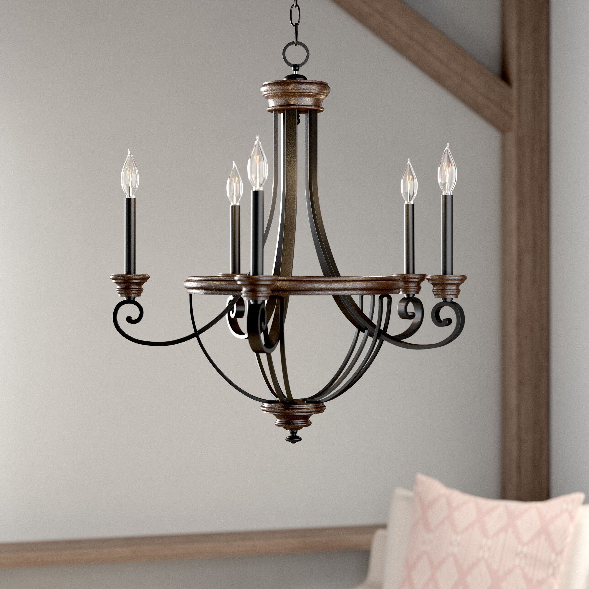 Current Phifer 6 Light Empire Chandeliers With Nanteuil 5 Light Empire Chandelier (View 17 of 25)