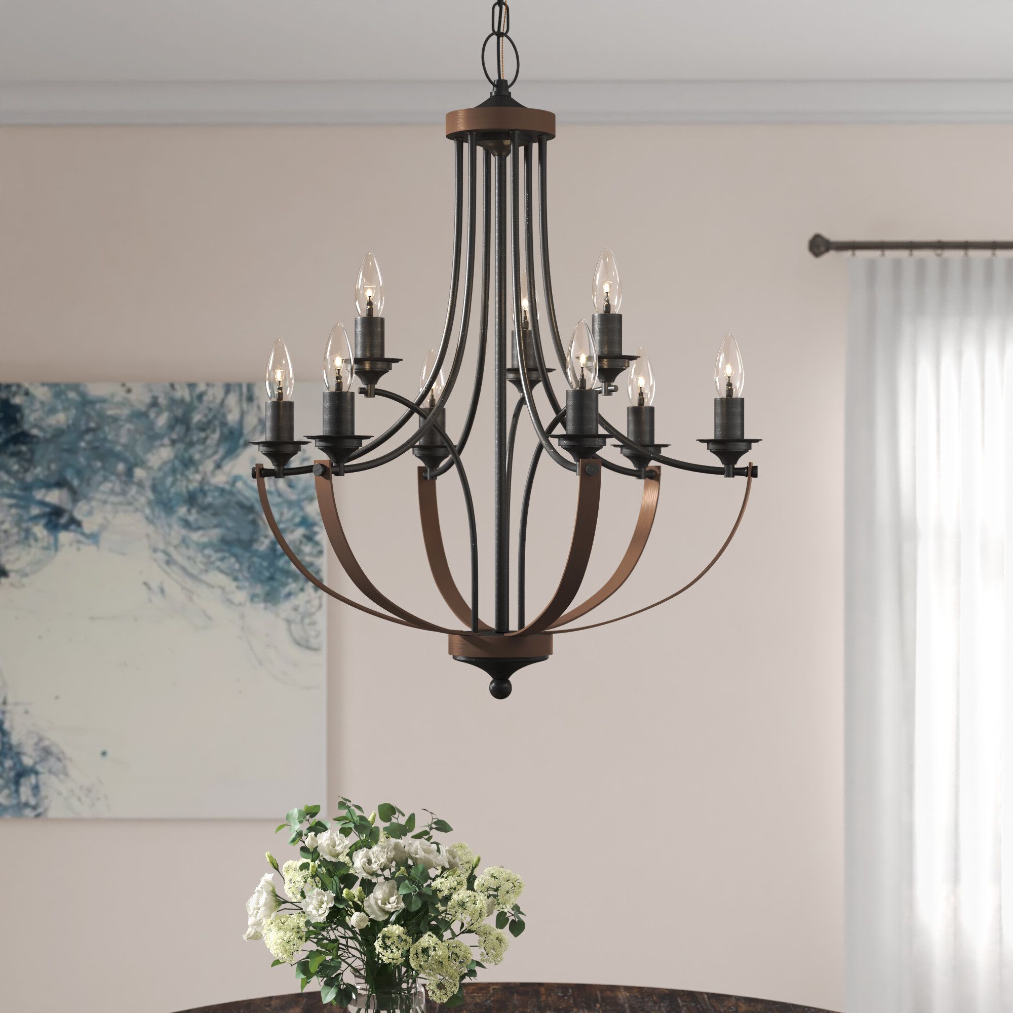 Fashionable Camilla 9 Light Candle Style Chandelier Pertaining To Camilla 9 Light Candle Style Chandeliers (View 1 of 25)