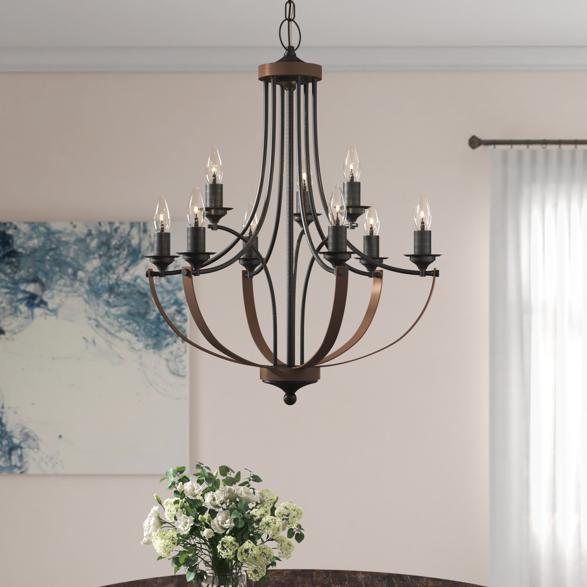 Fashionable Camilla 9 Light Candle Style Chandelier Pertaining To Camilla 9 Light Candle Style Chandeliers (Photo 1 of 25)