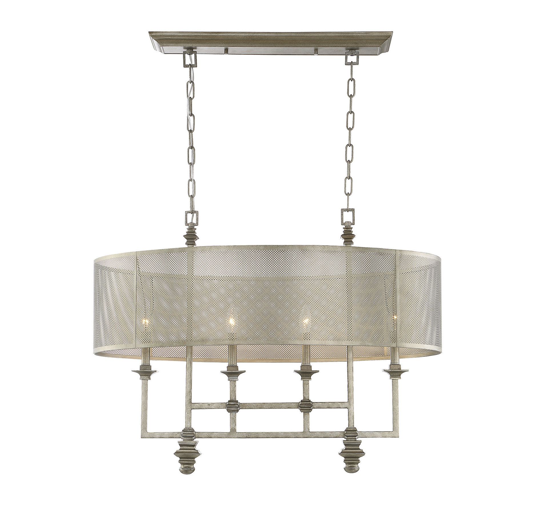 Fashionable Freeburg 4 Light Chandelier Pertaining To Lindsey 4 Light Drum Chandeliers (View 8 of 25)