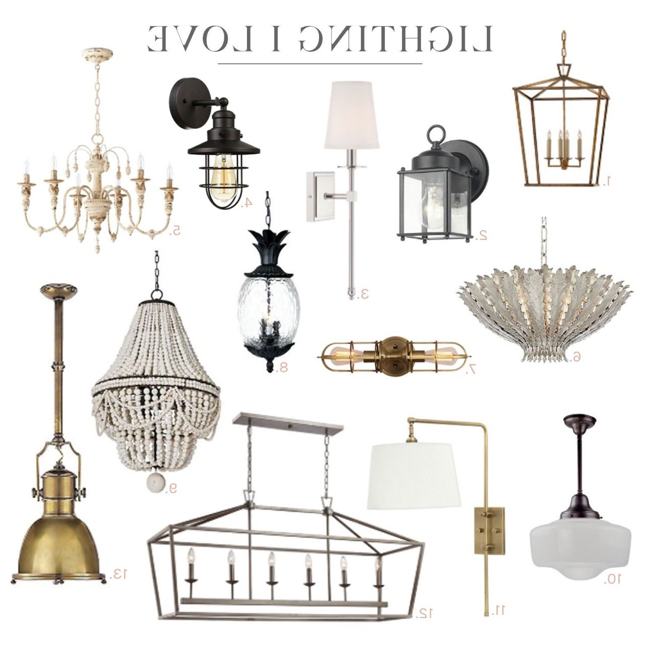 Favorite In My Home: Lighting I Love With Regard To Paladino 6 Light Chandeliers (View 10 of 25)