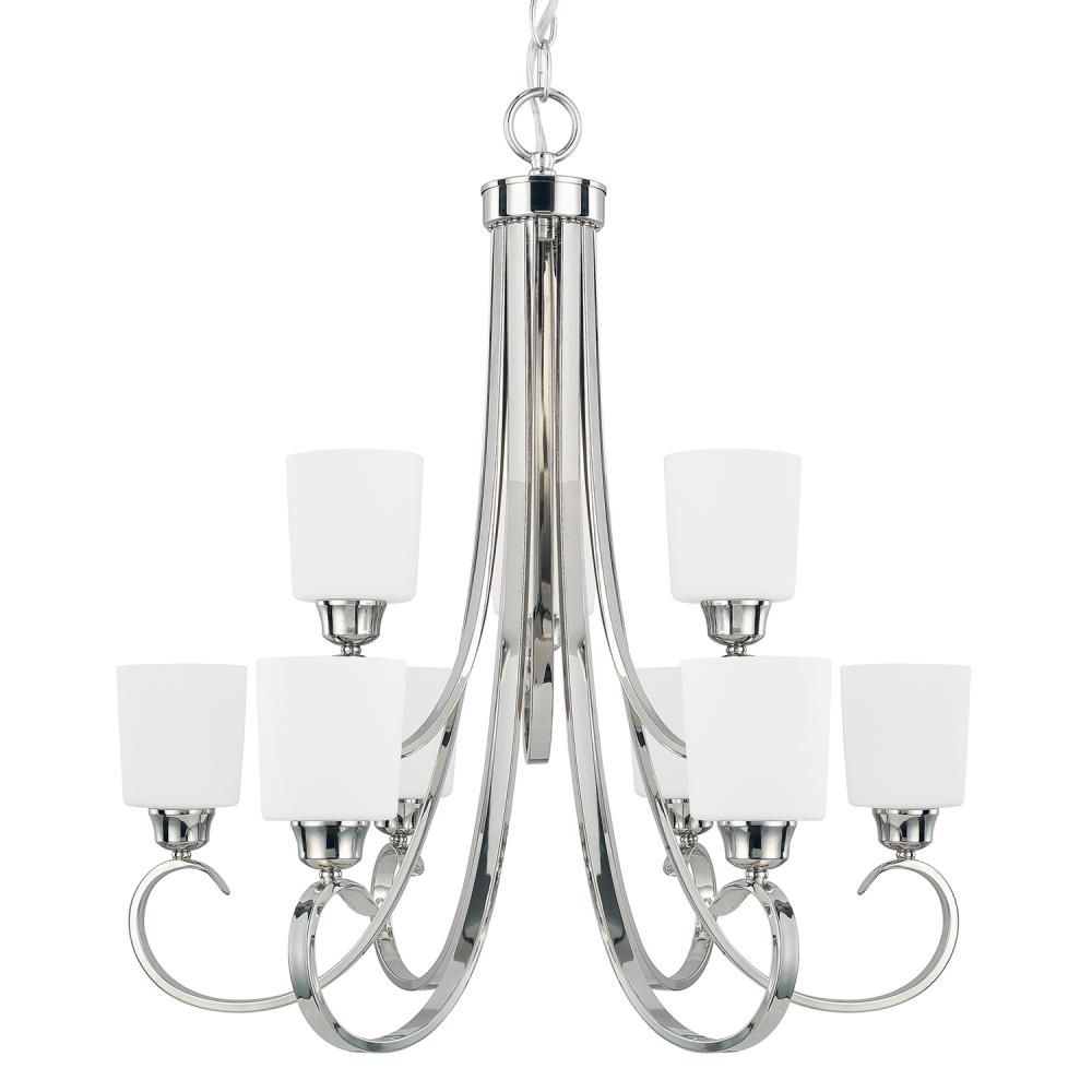 Hayden 5 Light Shaded Chandeliers In Well Known Details About Capital Lighting 415391pn 339 Hayden Chandelier, Polished  Nickel (View 12 of 25)