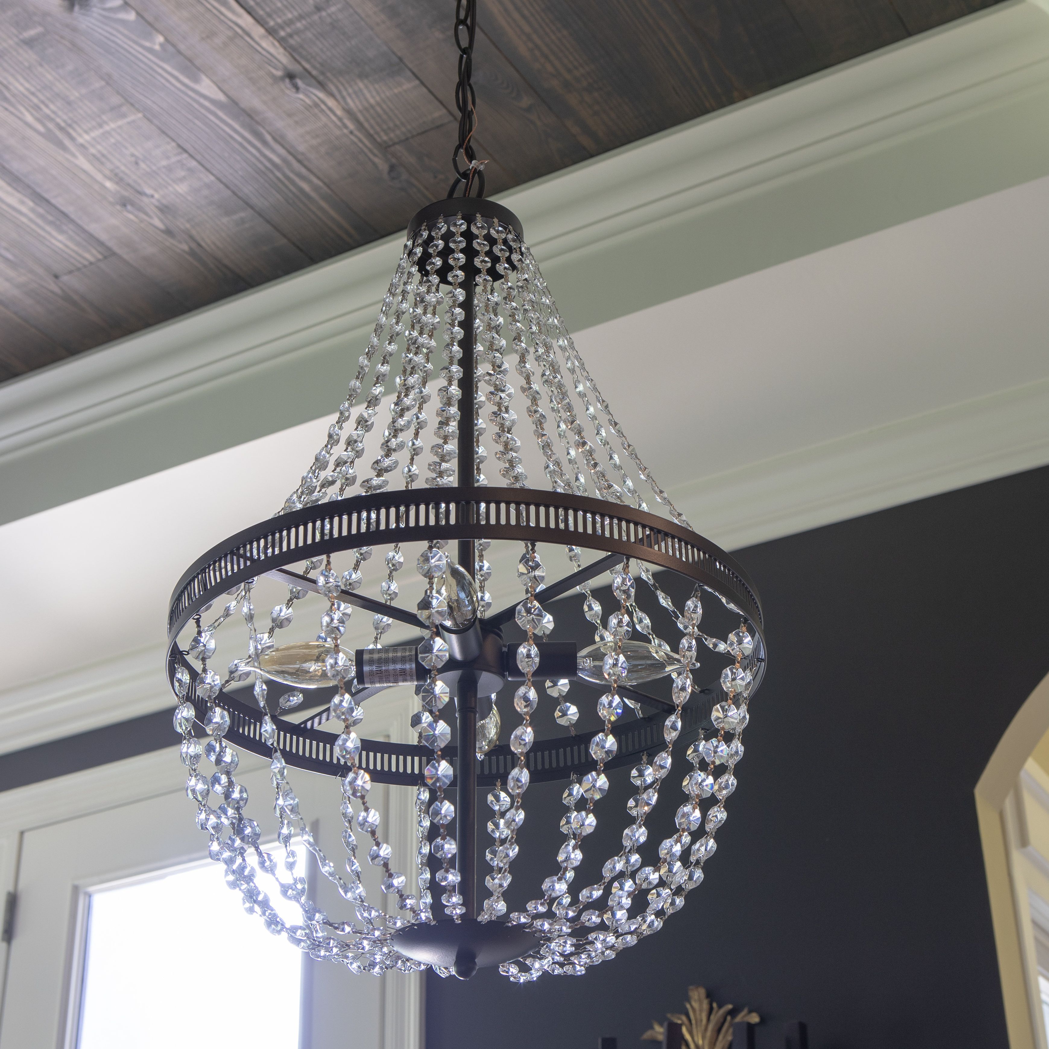 Jill 4 Light Drum Chandeliers With Regard To Most Current Weidman 4 Light Crystal Chandelier (View 14 of 25)