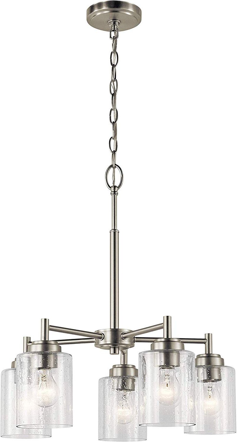 Kichler 44030ni Winslow Chandelier, 5 Light 375 Total Watts, Brushed Nickel Pertaining To Most Recent Sherri 6 Light Chandeliers (View 22 of 25)