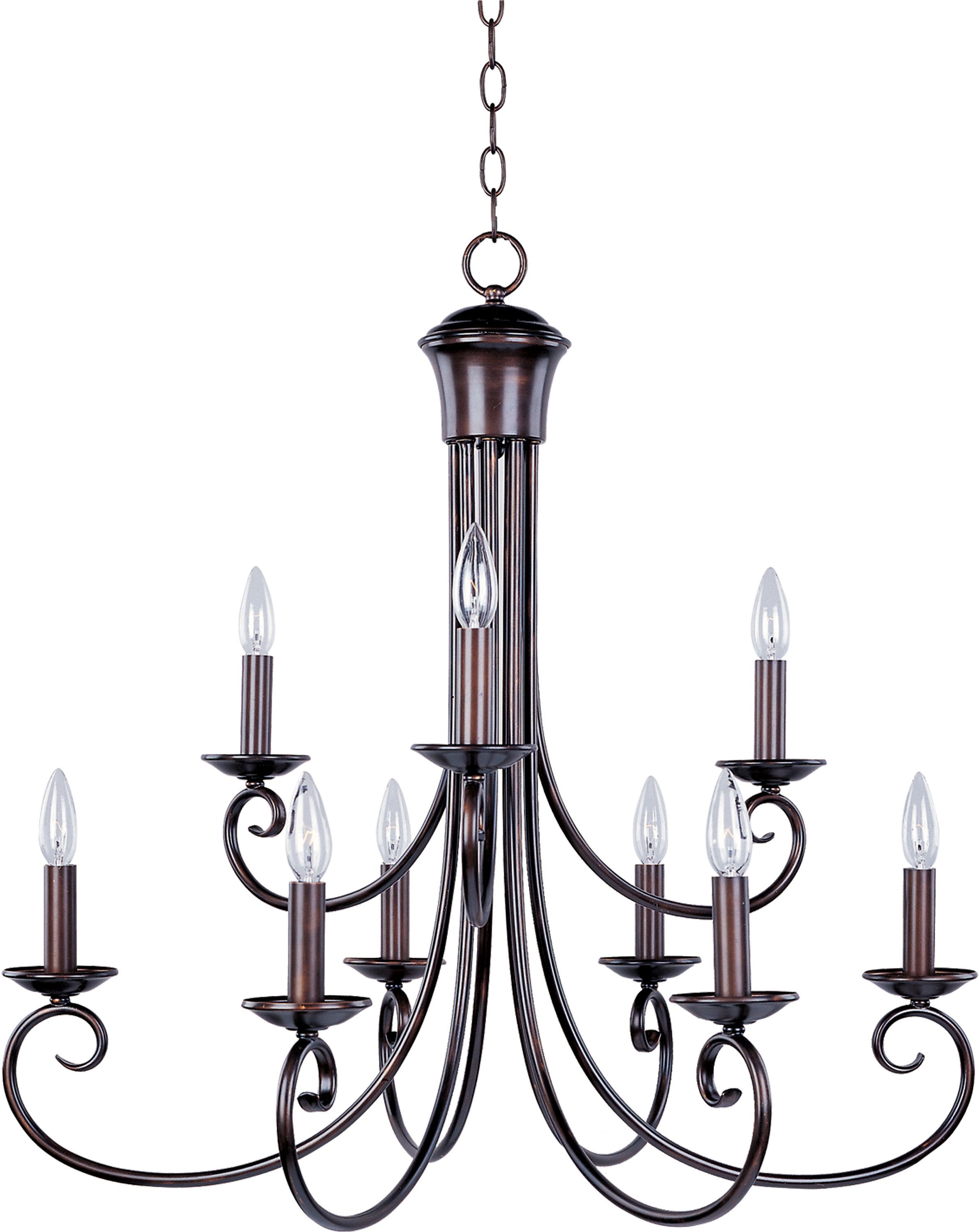 Latest Kenedy 9 Light Candle Style Chandelier With Regard To Gaines 9 Light Candle Style Chandeliers (View 4 of 25)