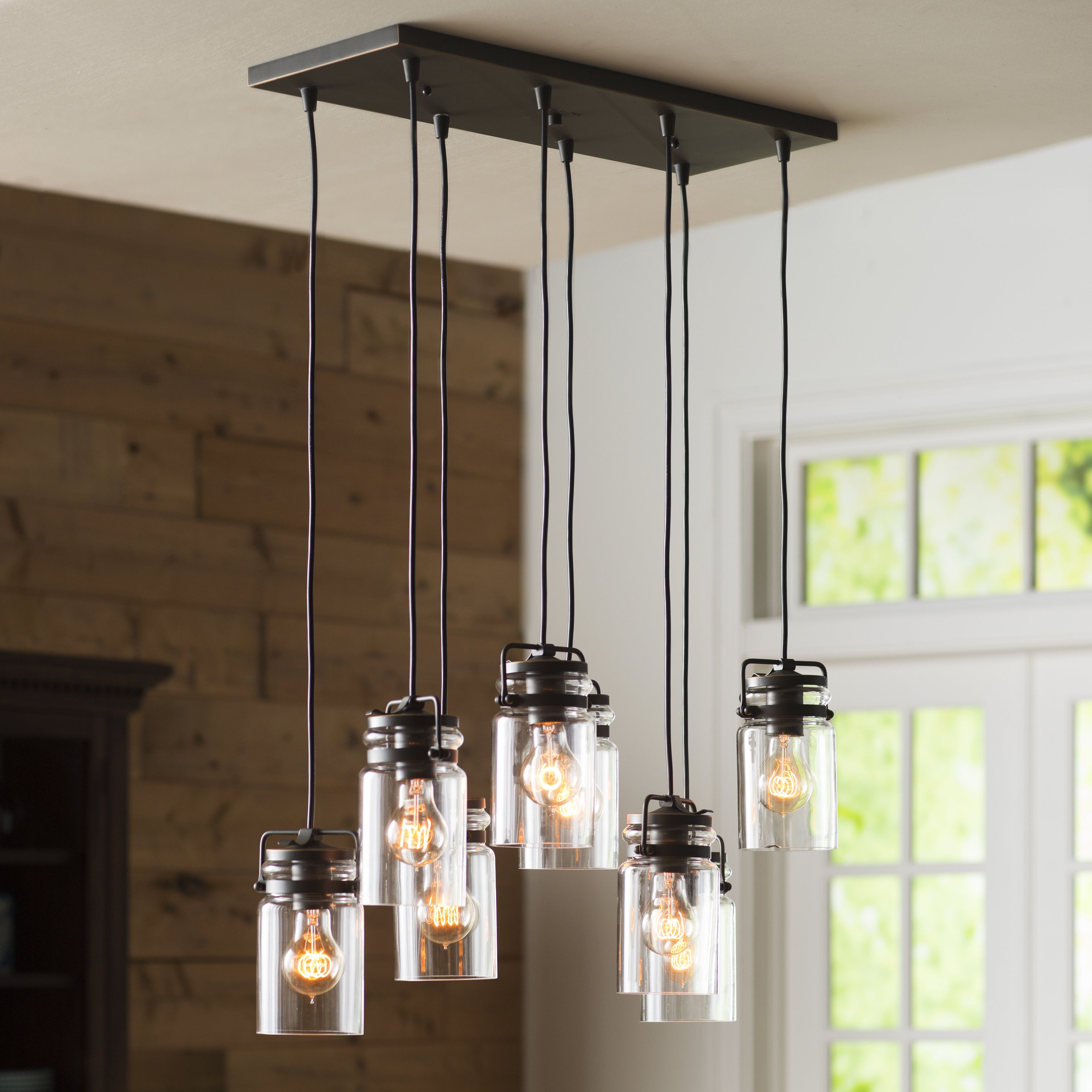 Latest Sue 8 Light Cluster Cylinder Pendant With Pruett Cognac 3 Light Cluster Bell Pendants (View 23 of 25)