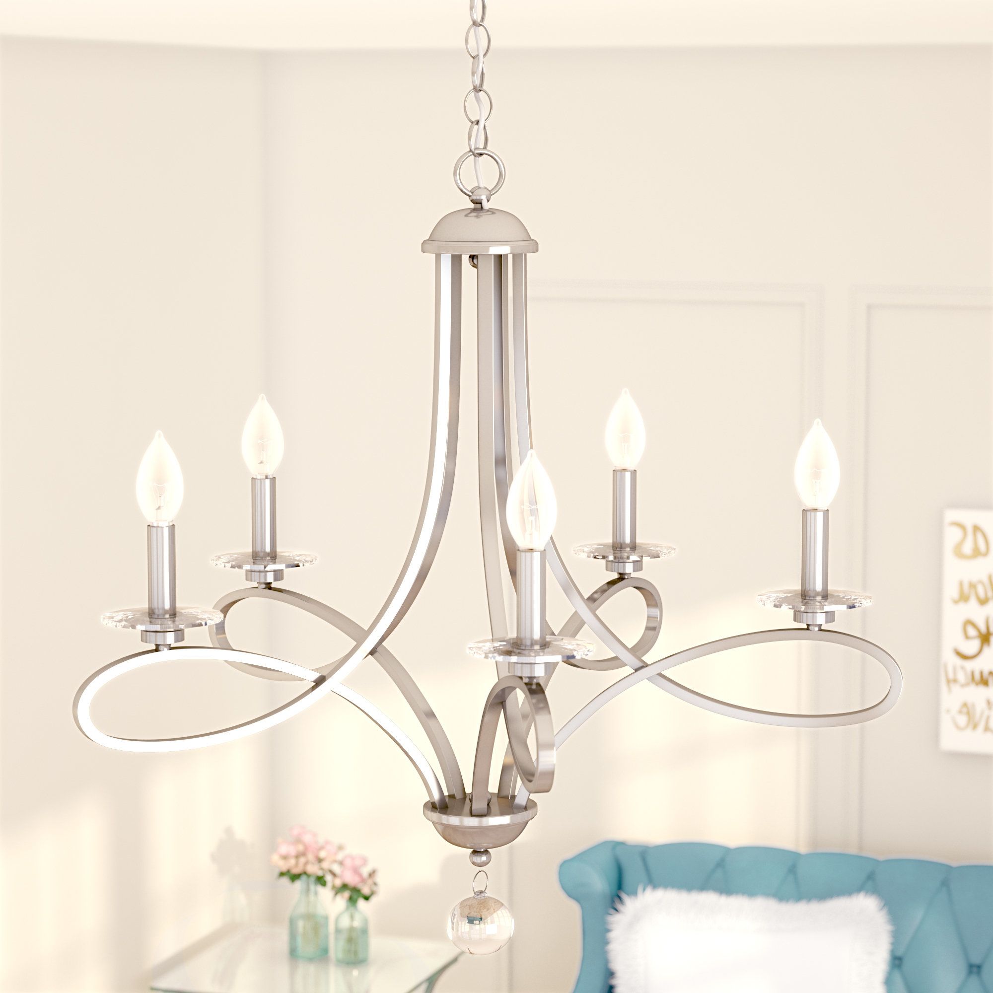 Most Current Berger 5 Light Candle Style Chandeliers For Berger 5 Light Candle Style Chandelier (View 1 of 25)
