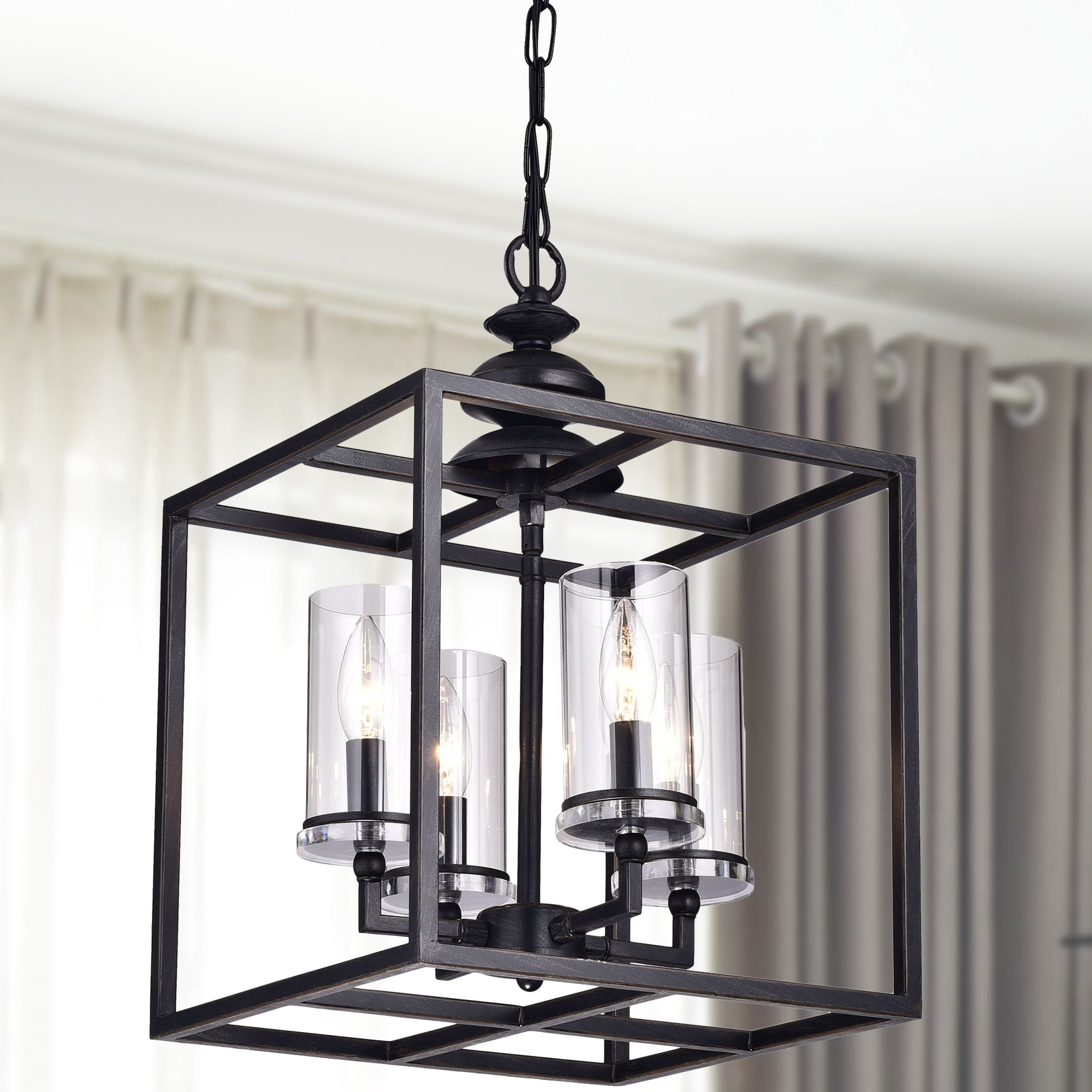 Most Current Didmarton 4 Light Square/rectangle Chandelier Inside Ellenton 4 Light Rectangle Chandeliers (Photo 5 of 25)