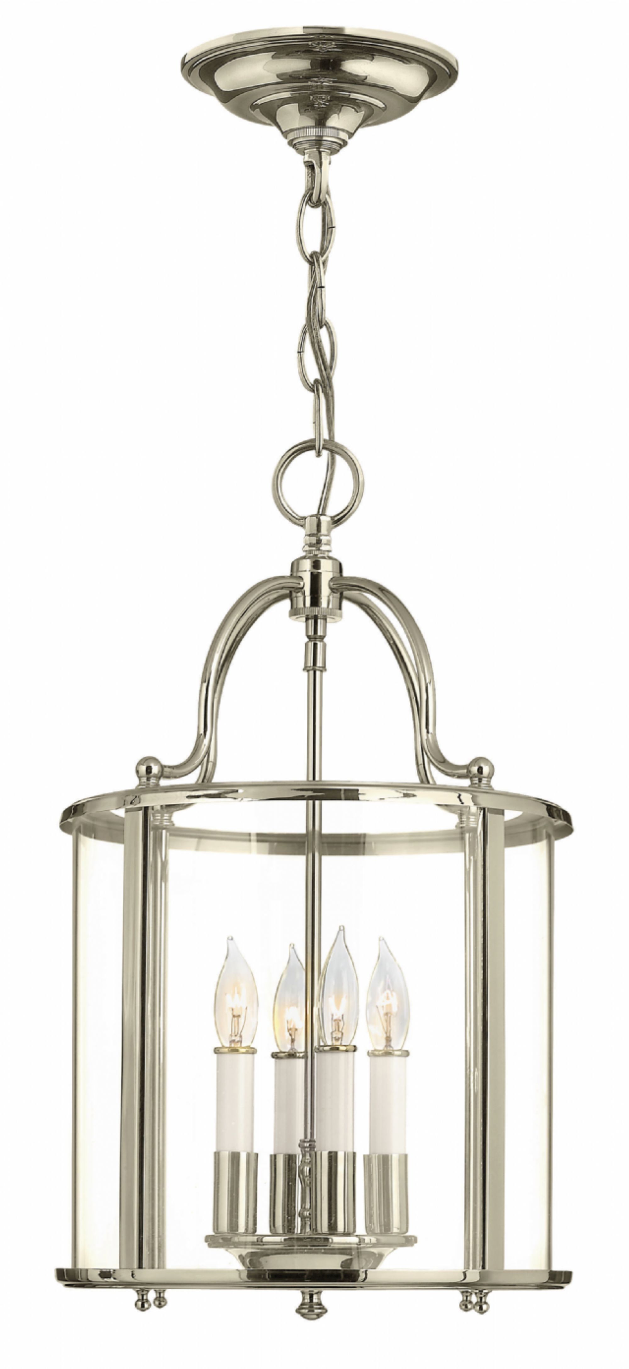 Most Current Hinkley Lighting – Gentry 3474pn Comes In Polished Nickel In Tessie 3 Light Lantern Cylinder Pendants (View 17 of 25)
