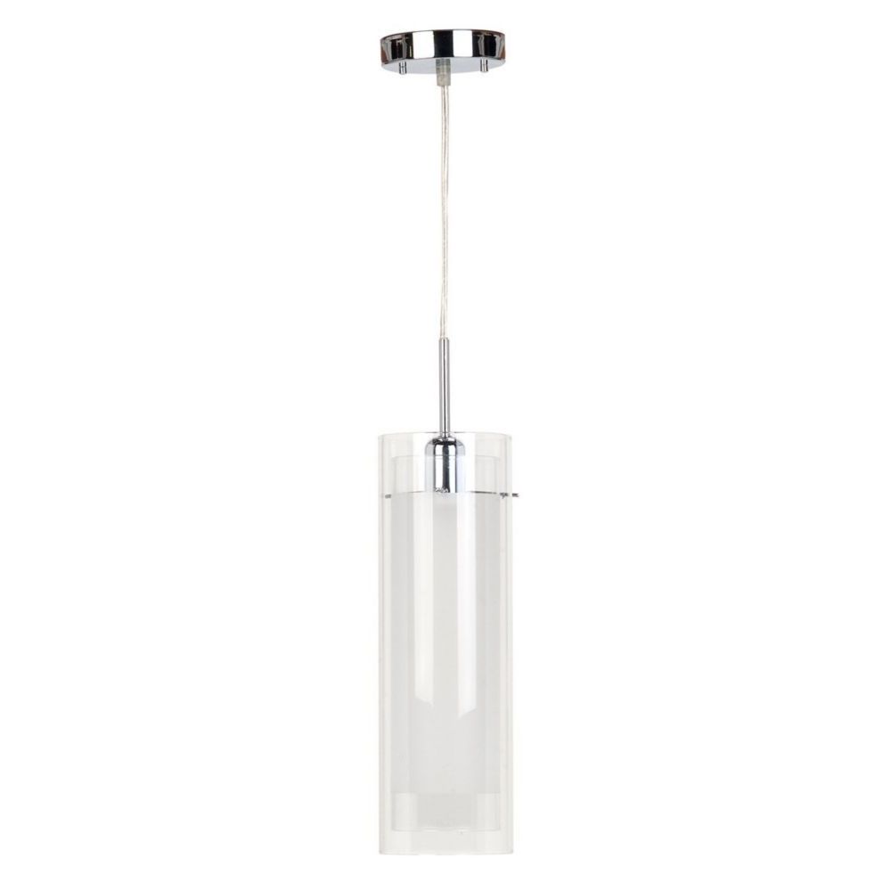 Most Popular Fennia 1 Light Single Cylinder Pendants With Single Light Polished Chrome Hanging Pendant Light Fixture (View 13 of 25)