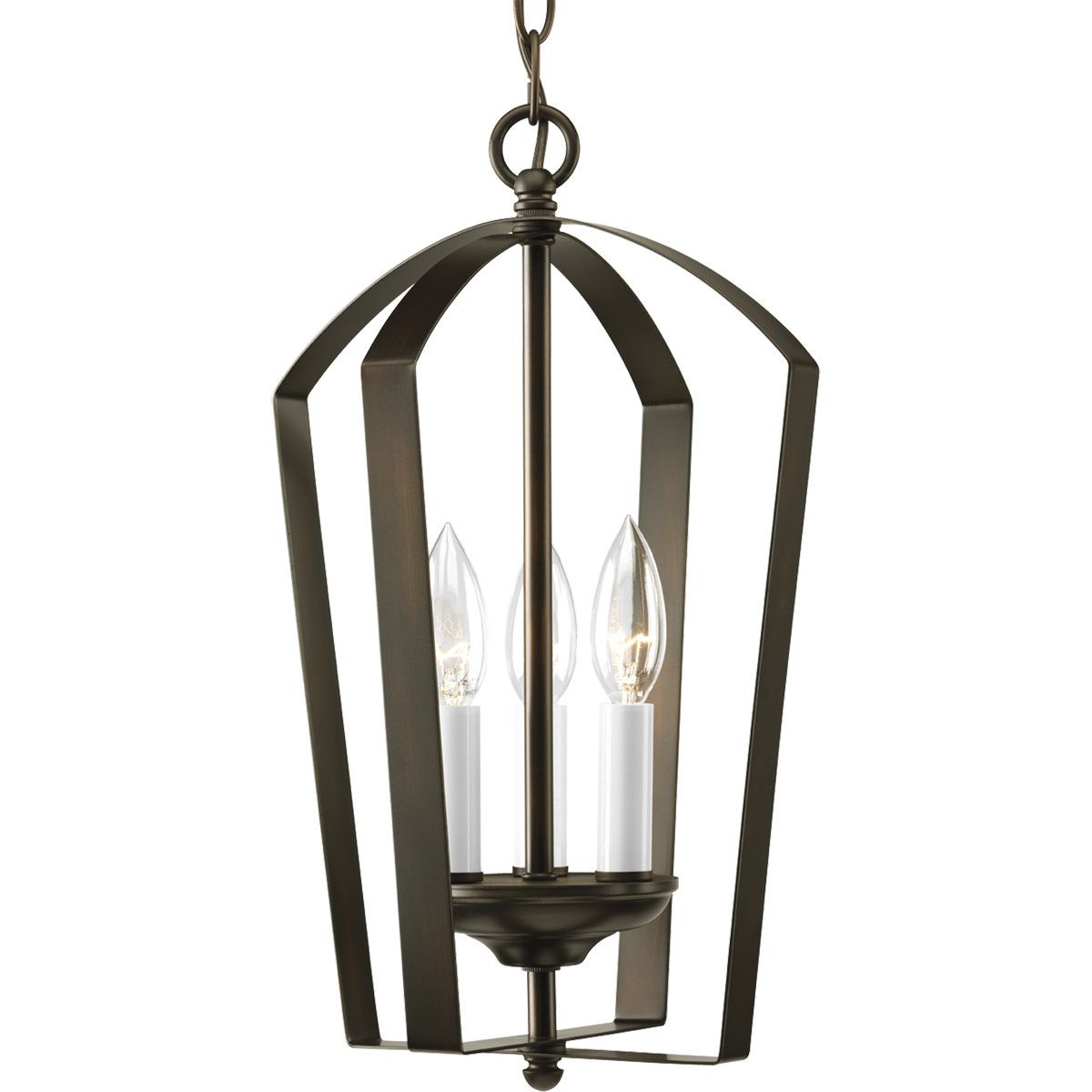 Most Recent Chauvin 3 Light Lantern Geometric Pendants For Charlton Home Chauvin 3 Light Hall And Foyer Pendant (Photo 1 of 25)