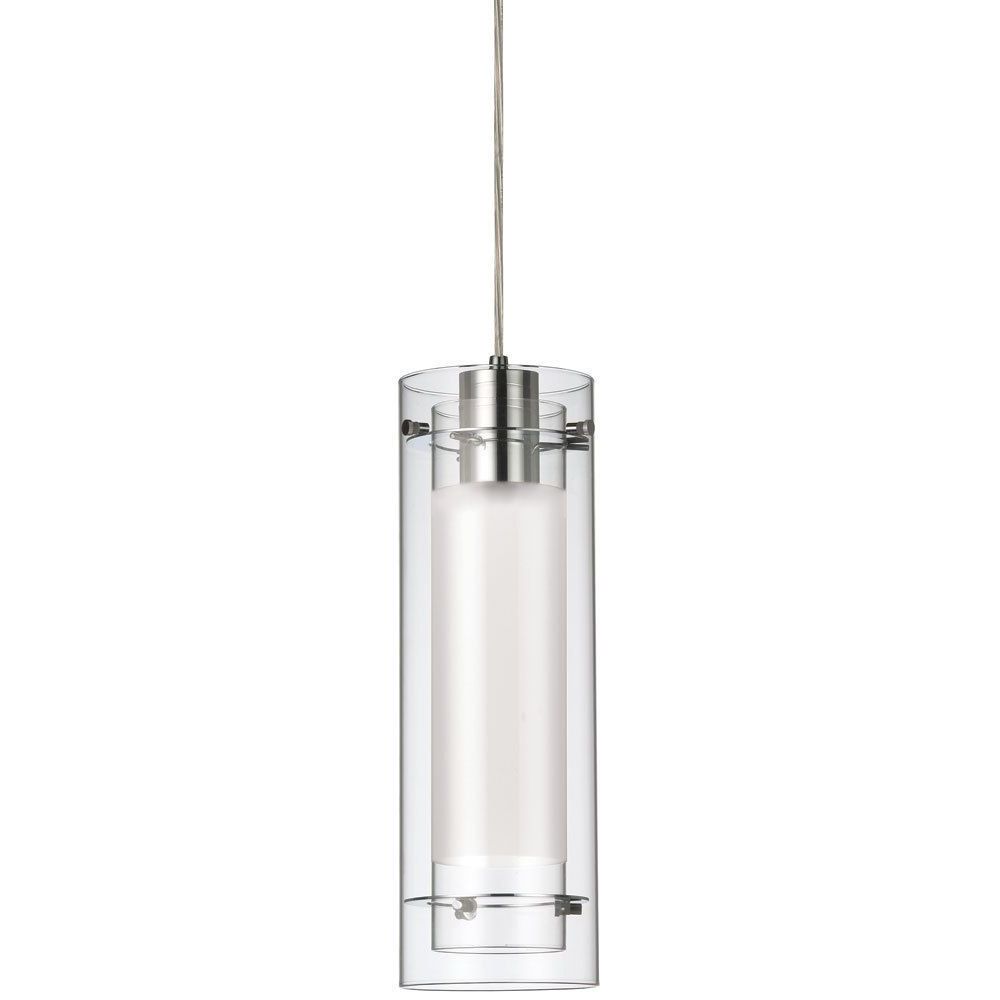 Most Recently Released Fennia 1 Light Single Cylinder Pendants With Regard To 1 Light Polished Chrome/ Glass Pendant – Polished Chrome (View 10 of 25)