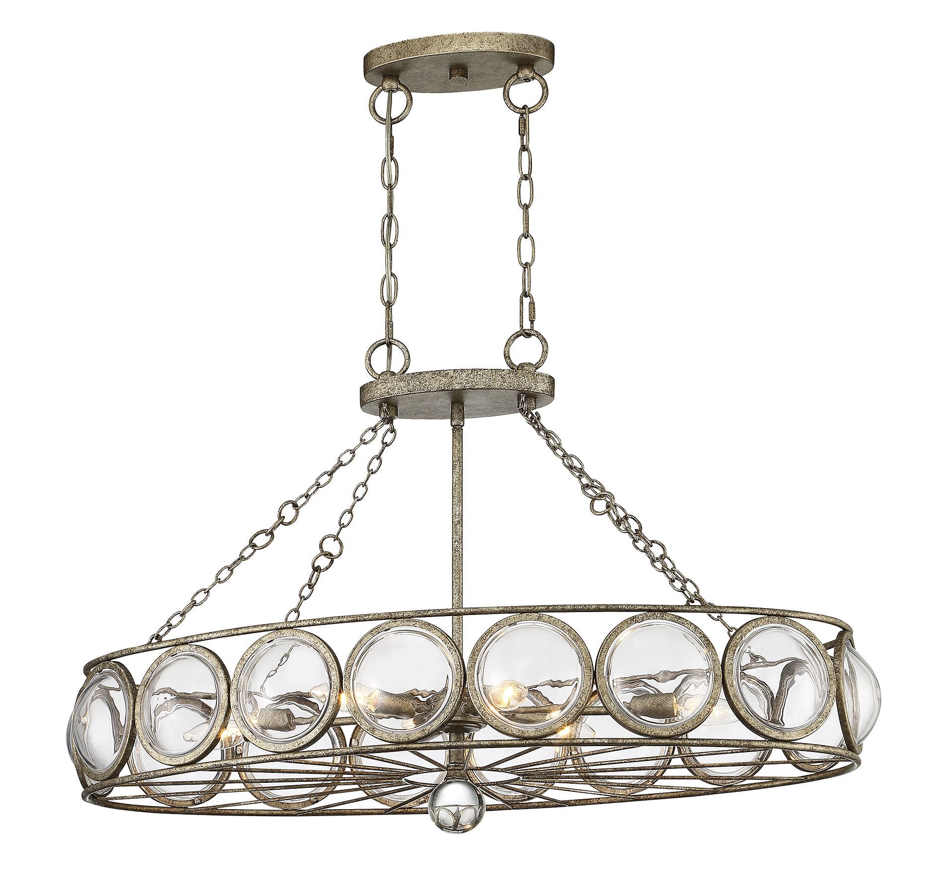 Most Recently Released Gracelyn 8 Light Kitchen Island Pendants For Nellie 6 Light Kitchen Island Pendant (Photo 21 of 25)
