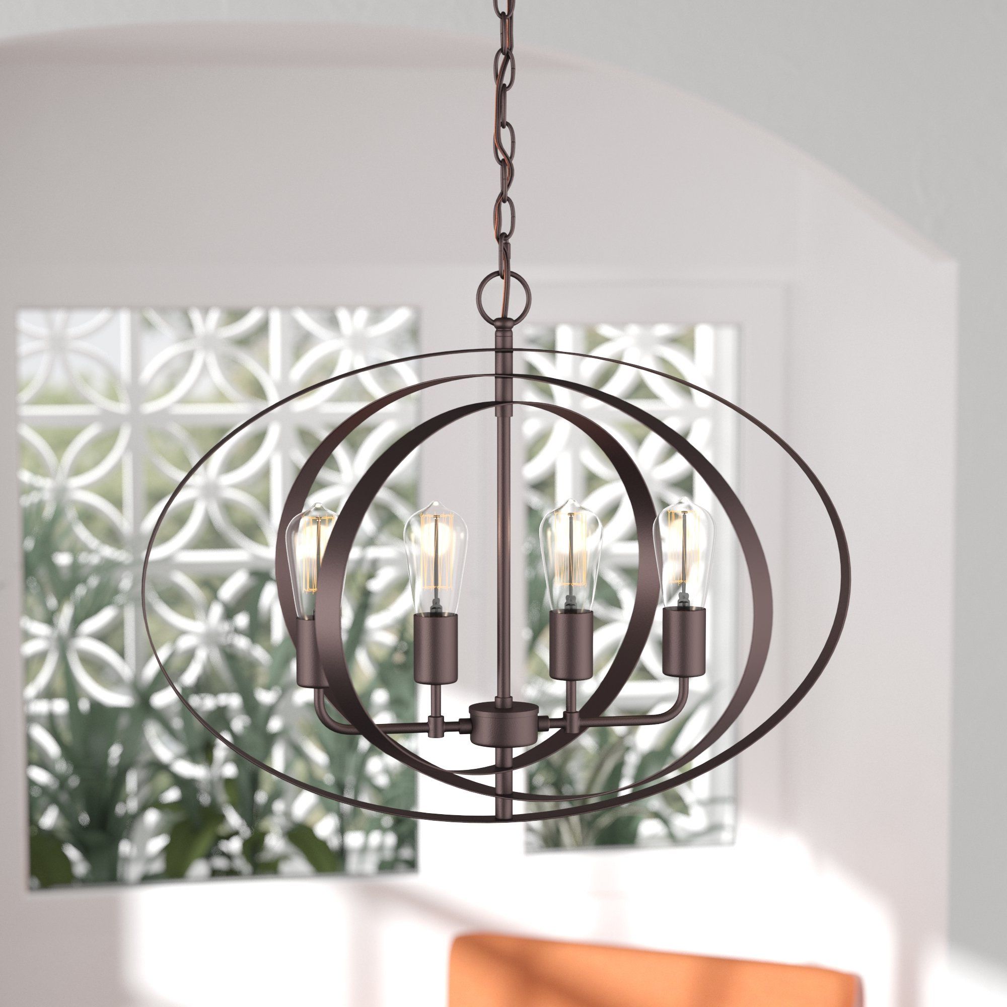 Most Recently Released Gurney Slade 4 Light Chandelier Intended For Morganti 4 Light Chandeliers (Photo 25 of 25)