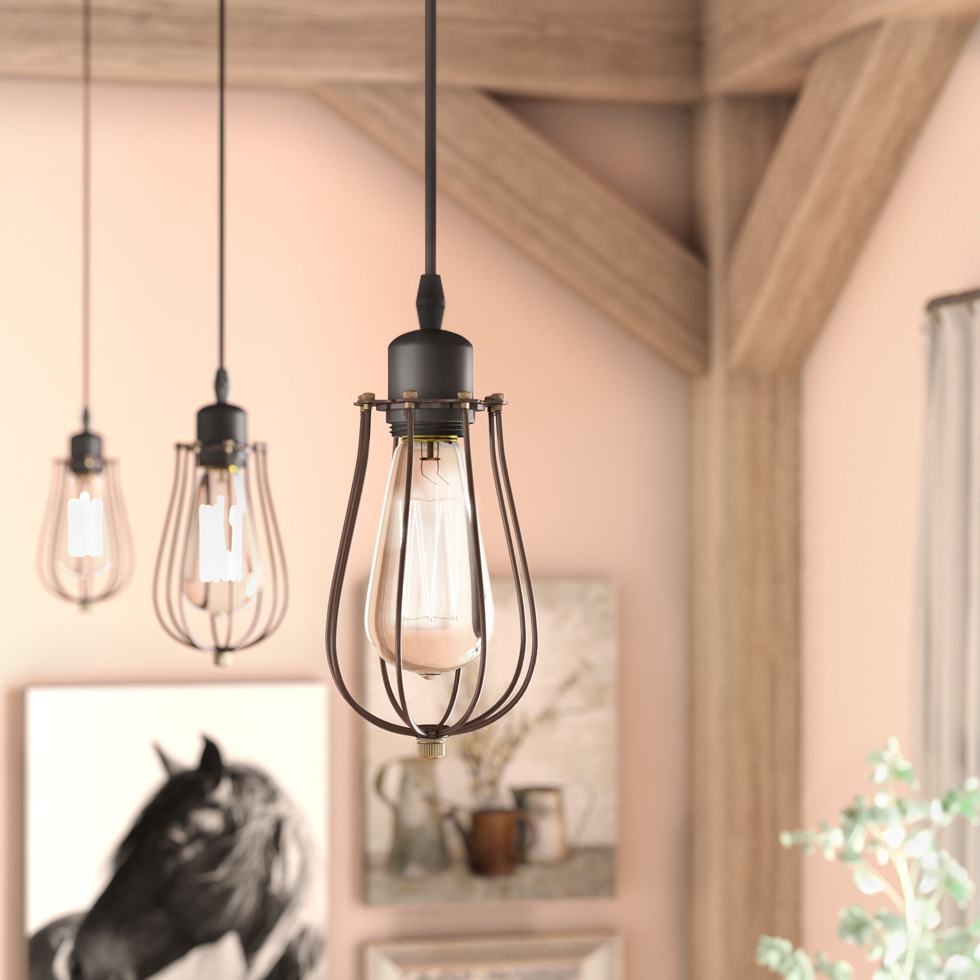 Most Up To Date Finnick 1 Light Geometric Pendants With Regard To Armona 1 Light Geometric Pendant (Photo 13 of 25)