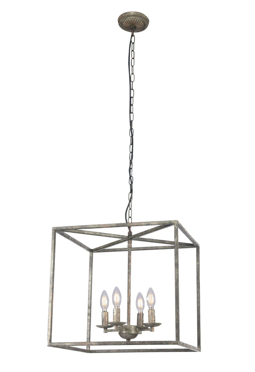 Most Up To Date Pendergrass 4 Light Square/rectangle Chandelier Throughout William 4 Light Lantern Square / Rectangle Pendants (View 15 of 25)