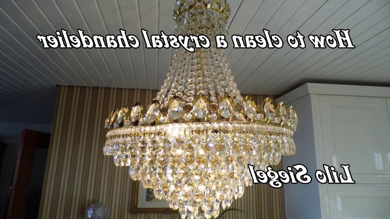 Newest Easy Way To Clean A Crystal Chandelier – Lilo Siegel Inside Clea 3 Light Crystal Chandeliers (View 20 of 25)
