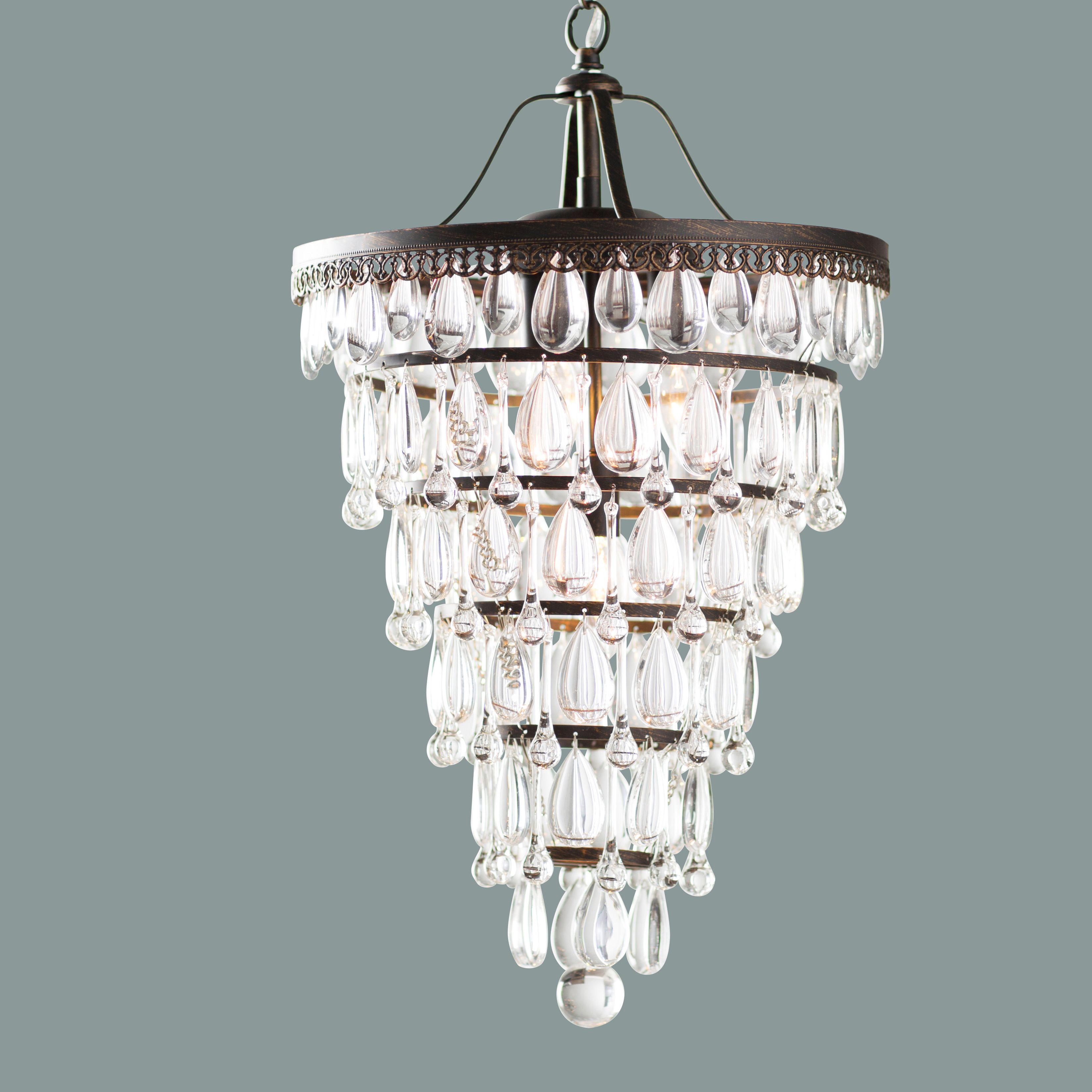 Newest Emaria 4 Light Unique / Statement Chandeliers For Albrecht Conical 4 Light Chandelier (View 5 of 25)