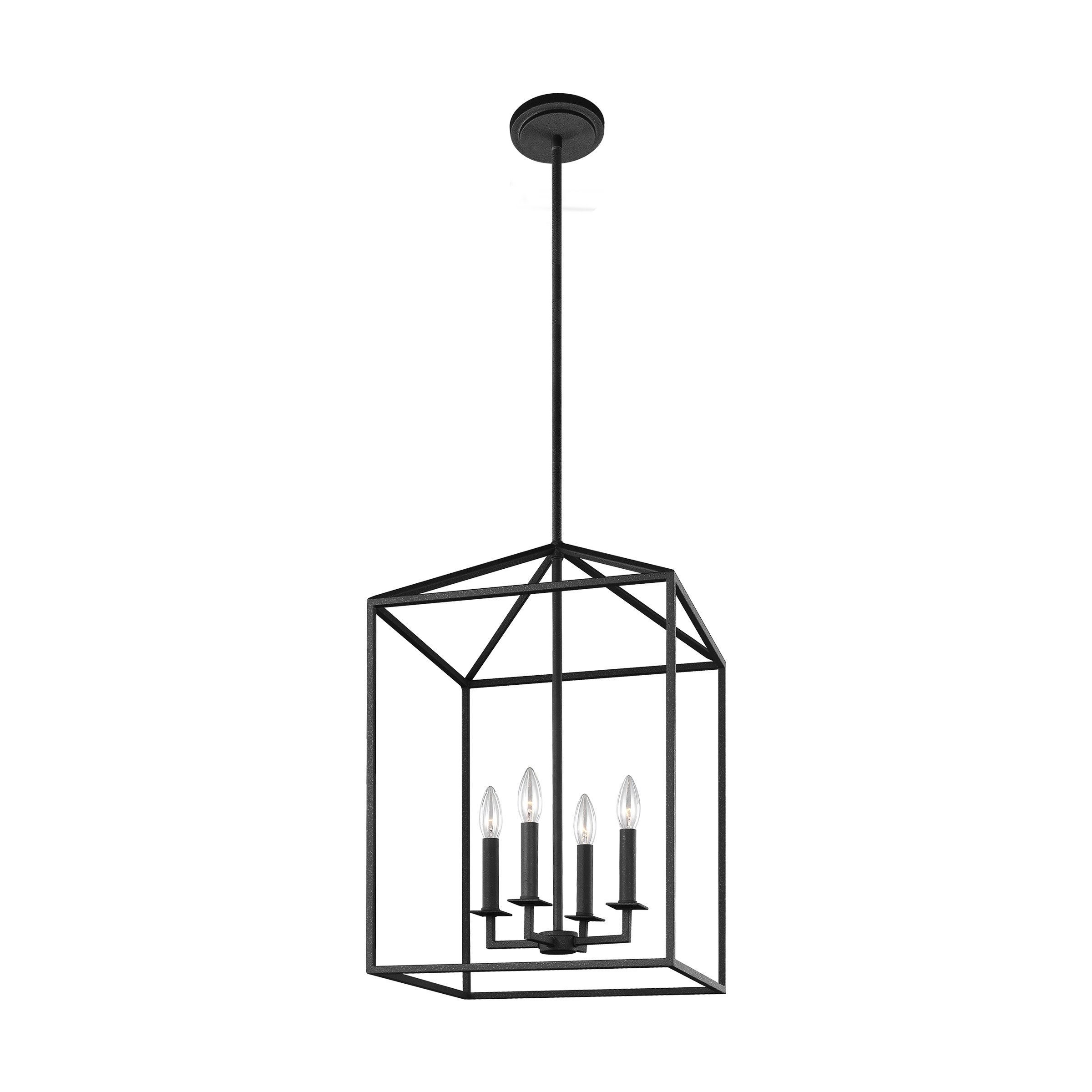 Odie 4 Light Lantern Square Pendants Throughout Current Odie 4 Light Lantern Square/rectangle Pendant (View 1 of 25)