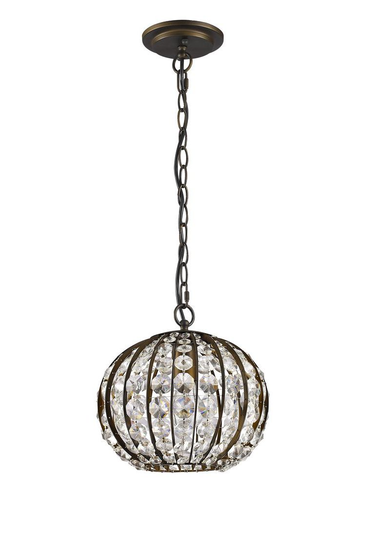 Olivia Chandelier In Oil Rubbed Bronze Pertaining To Well Known Mckamey 4 Light Crystal Chandeliers (View 22 of 25)