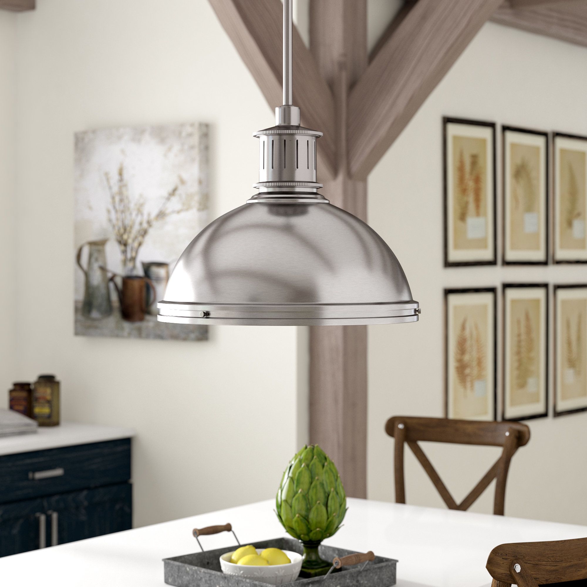 Orchard Hill 1 Light Led Dome Pendant Within Recent Amara 3 Light Dome Pendants (View 17 of 25)