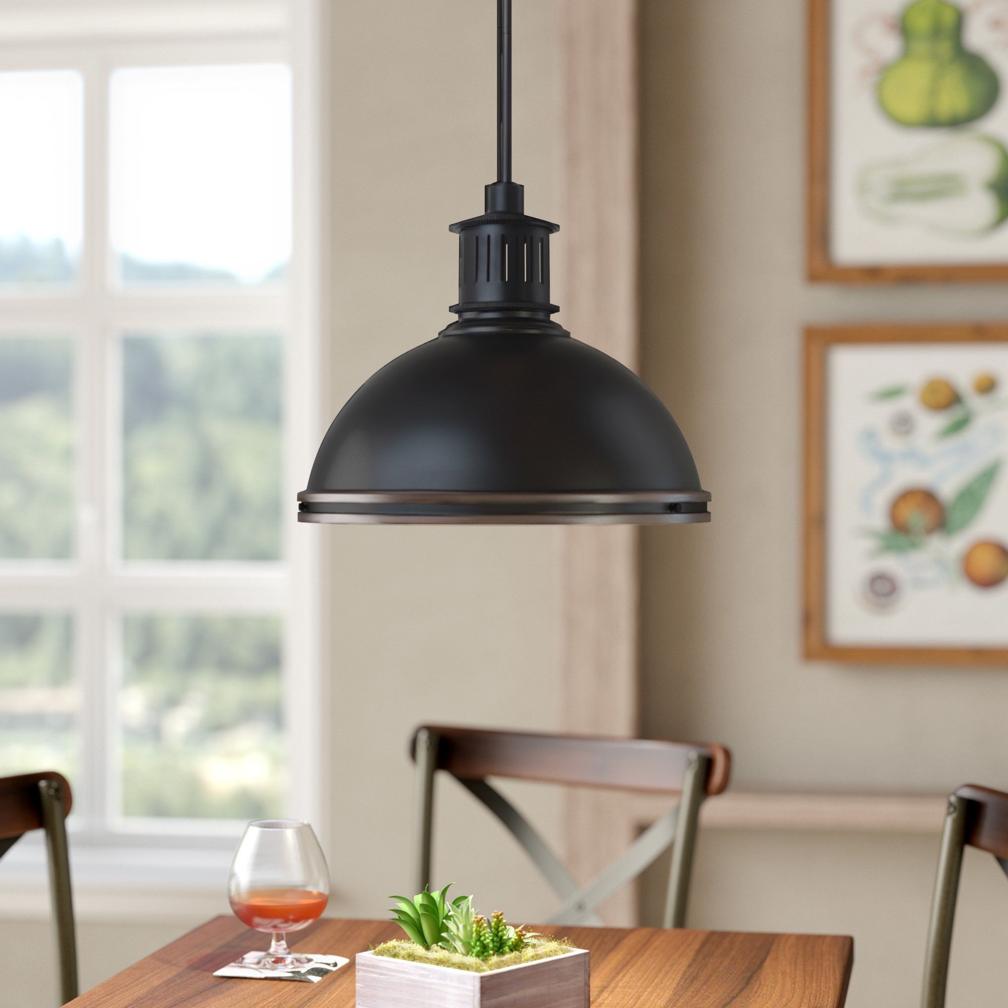 Orchard Hill 3 Light Dome Pendant Throughout 2019 Amara 2 Light Dome Pendants (View 22 of 25)
