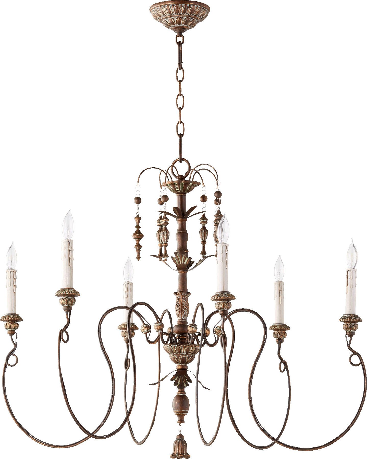 Paladino 6 Light Chandeliers For Preferred Paladino 6 Light Chandelier (View 3 of 25)
