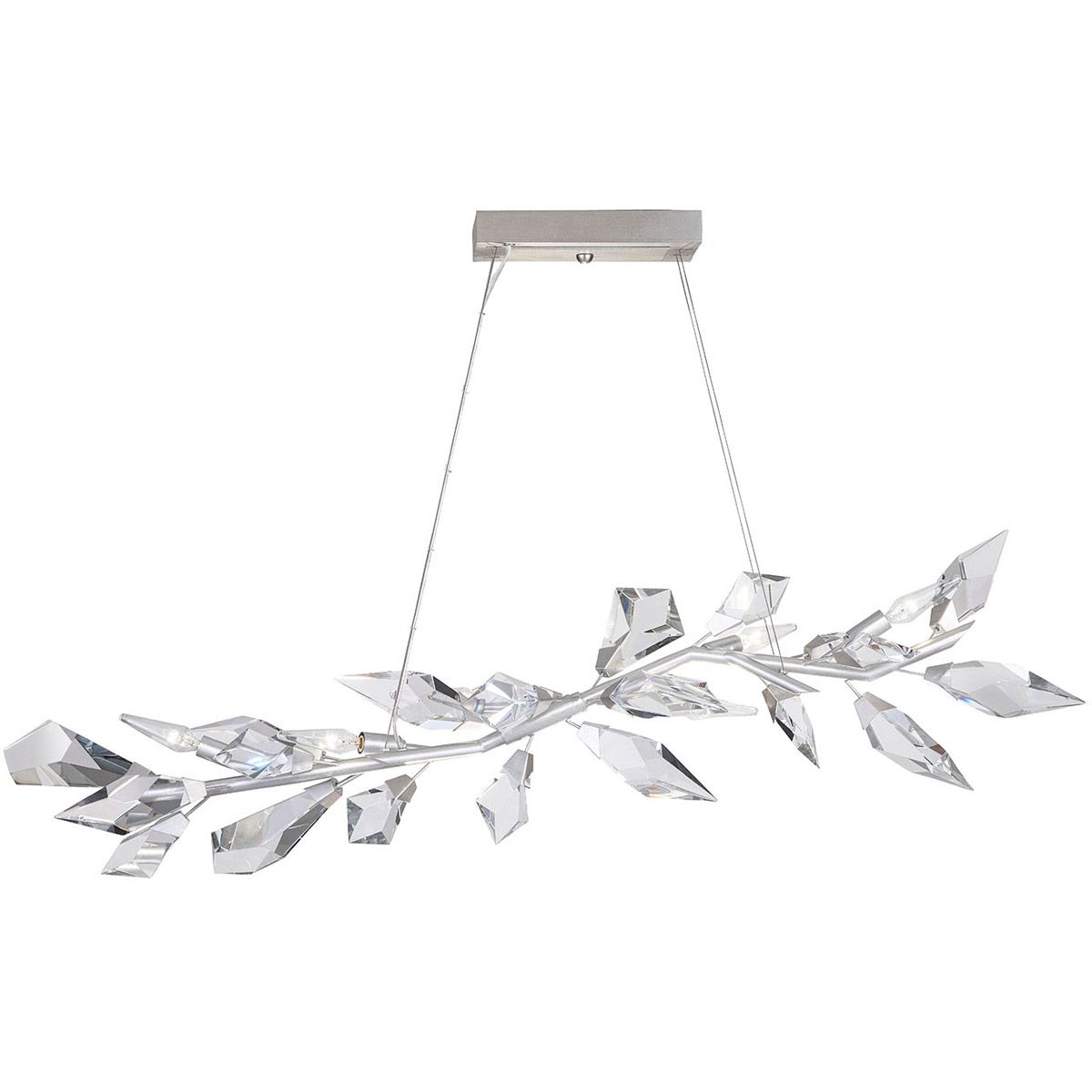 Paladino 6 Light Chandeliers In Well Liked Fine Art Lamps 908340 1st Foret 6 Light 11 Inch Silver (View 21 of 25)