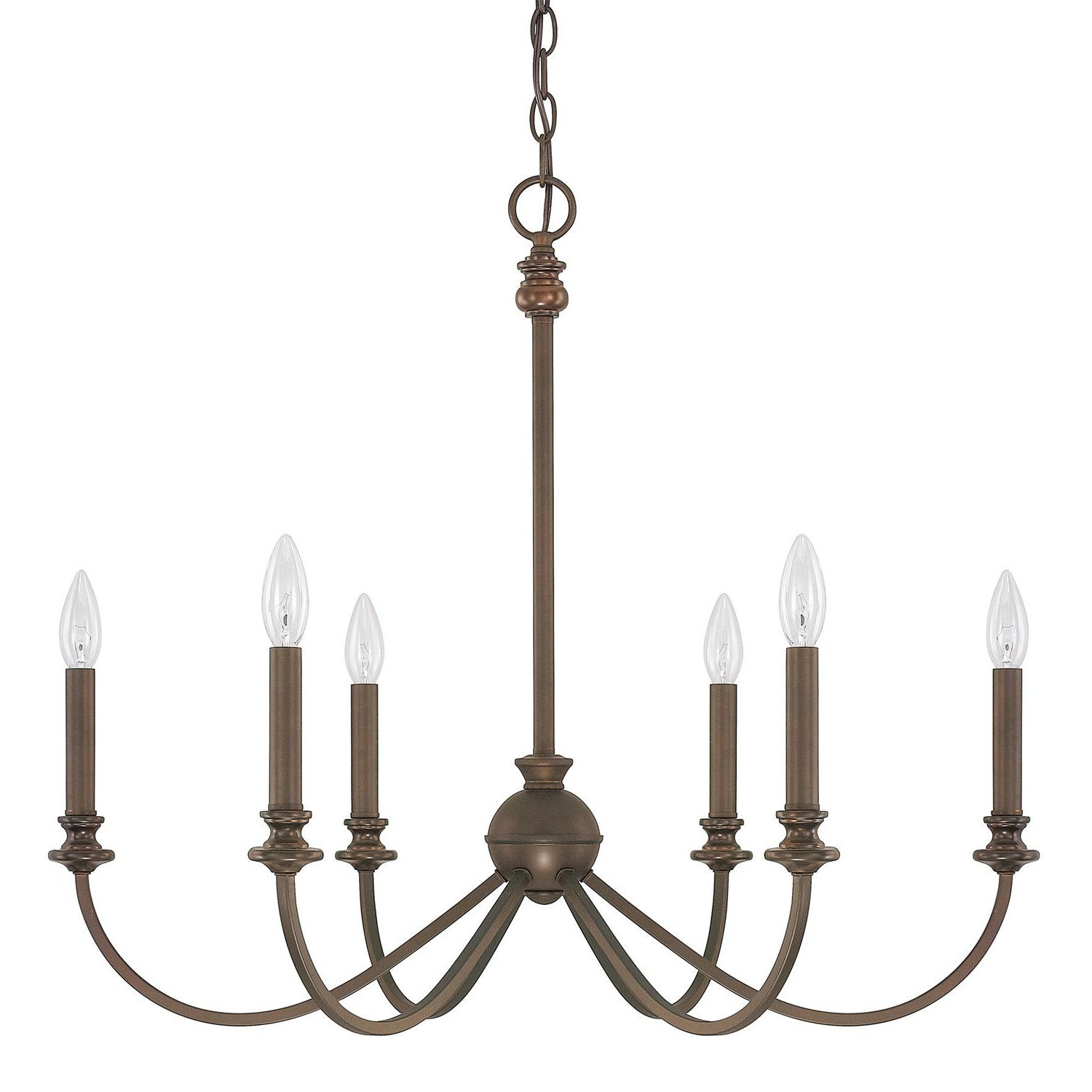 Perseus 6 Light Candle Style Chandeliers Throughout Widely Used Stanley 6 Light Candle Style Chandelier (Photo 18 of 25)