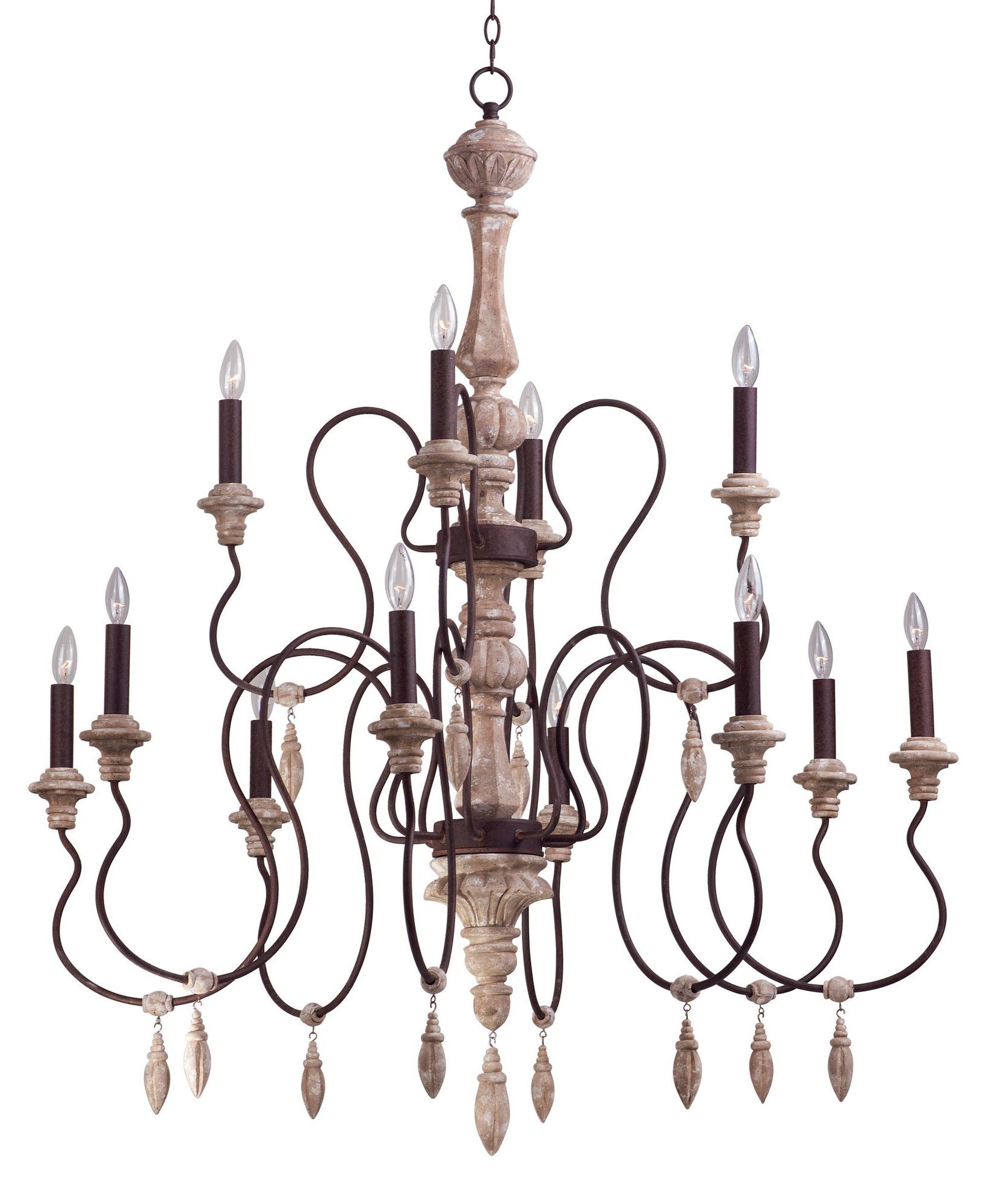 Popular Valmer 12 Light Candle Style Chandelier (View 15 of 25)