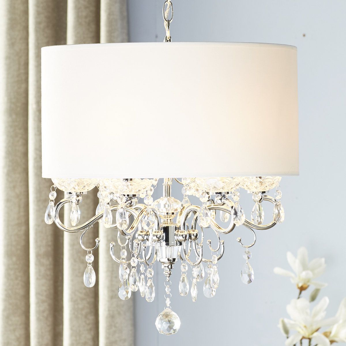 Preferred Buster 5 Light Drum Chandeliers Within Hawkins 6 Light Drum Chandelier (View 8 of 25)