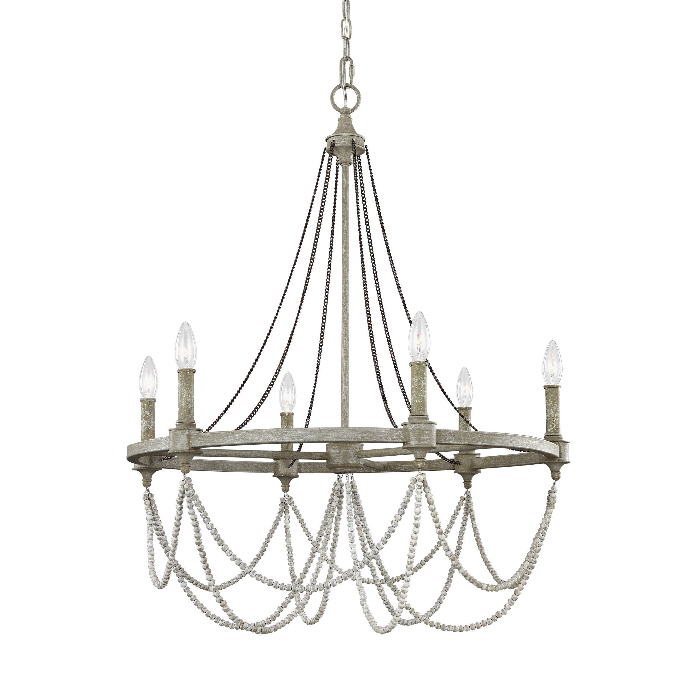 Preferred Watford 6 Light Candle Style Chandeliers For Fitzgibbon 6 Light Candle Style Chandelier (View 6 of 25)