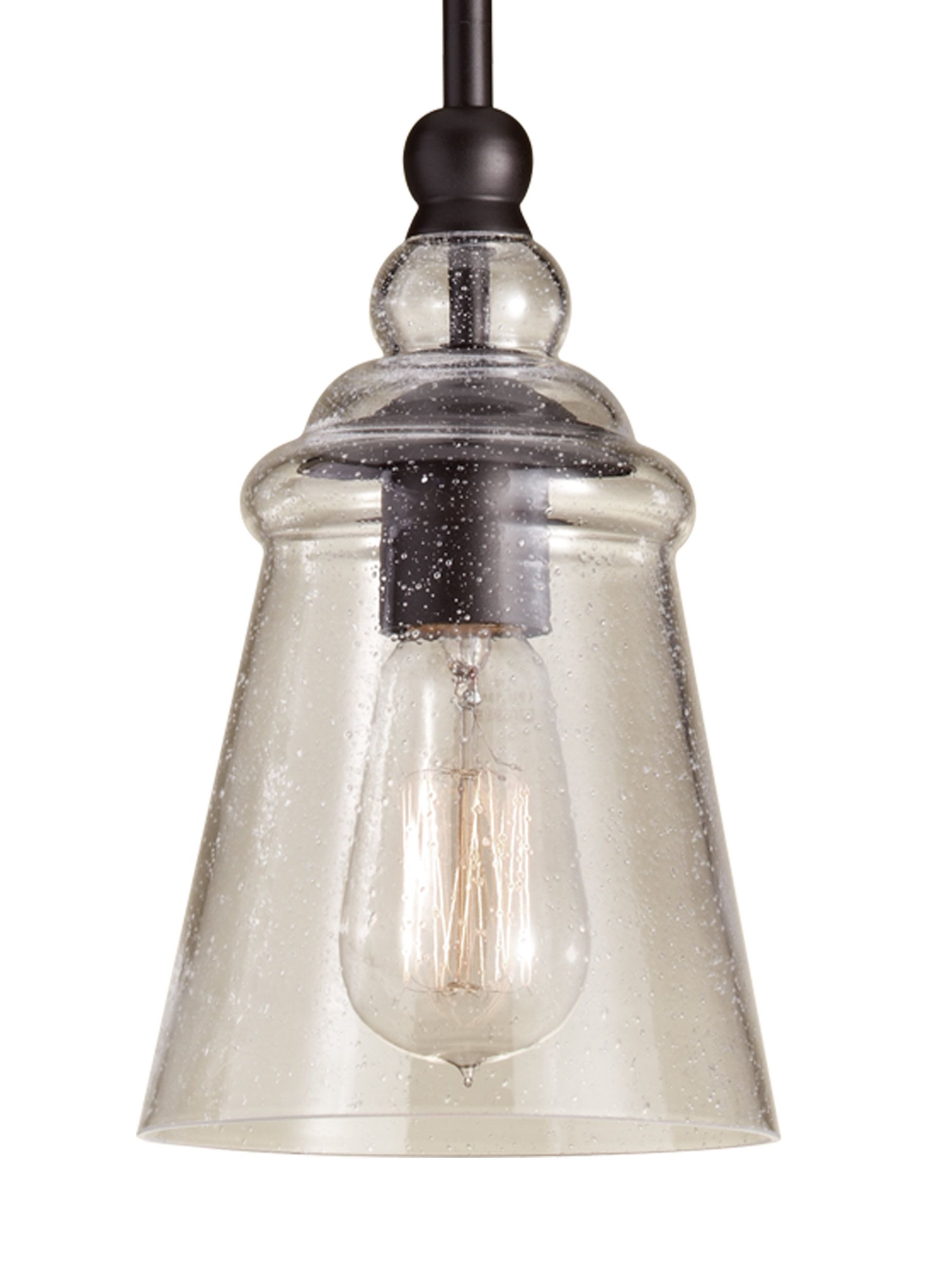 Sargent 1 Light Bell Pendant With Most Popular Houon 1 Light Cone Bell Pendants (View 16 of 25)