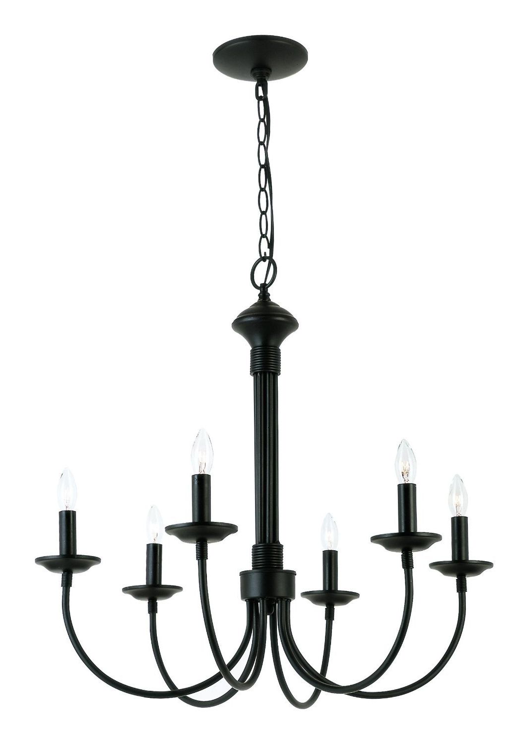 Shaylee 6 Light Candle Style Chandelier Within Best And Newest Hamza 6 Light Candle Style Chandeliers (Photo 7 of 25)
