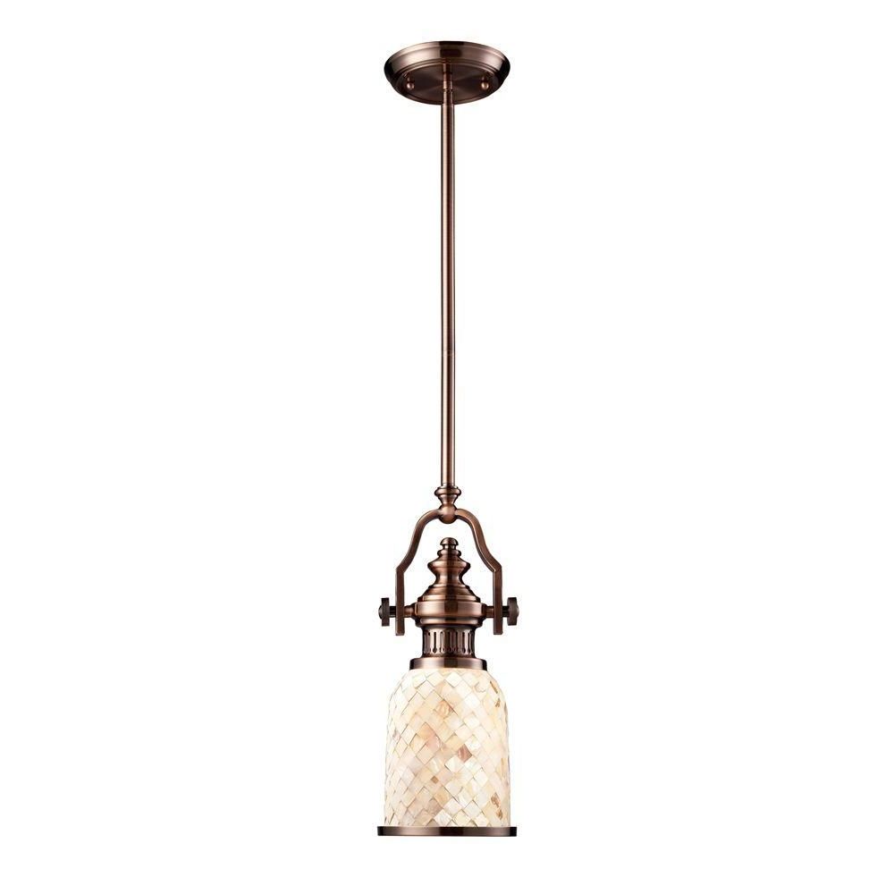 Titan Lighting Chadwick 1 Light Polished Nickel Ceiling For Widely Used Priston 1 Light Single Dome Pendants (Photo 15 of 25)