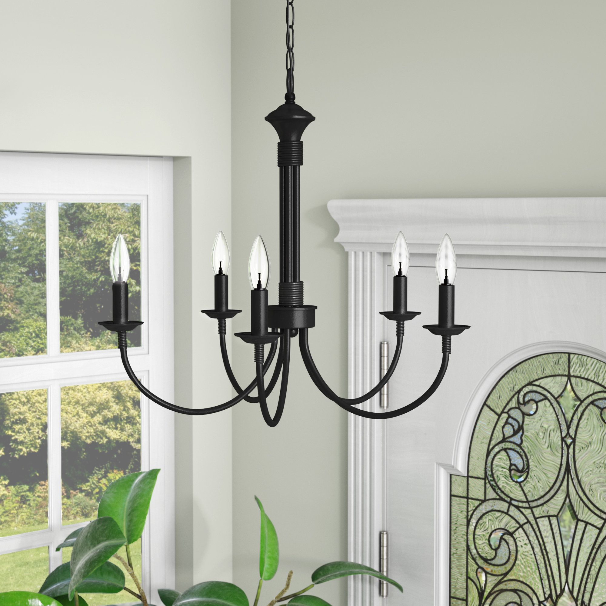 Trendy Shaylee 5 Light Candle Style Chandeliers Pertaining To Shaylee 5 Light Candle Style Chandelier (View 1 of 25)