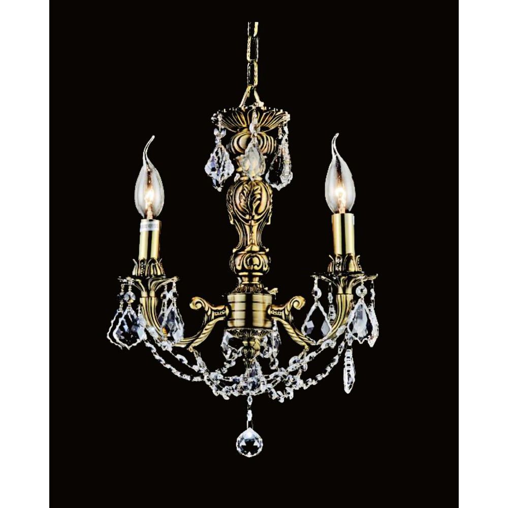 Well Known Cwi Lighting Brass 3 Light French Gold Chandelier Throughout Hermione 5 Light Drum Chandeliers (View 16 of 25)