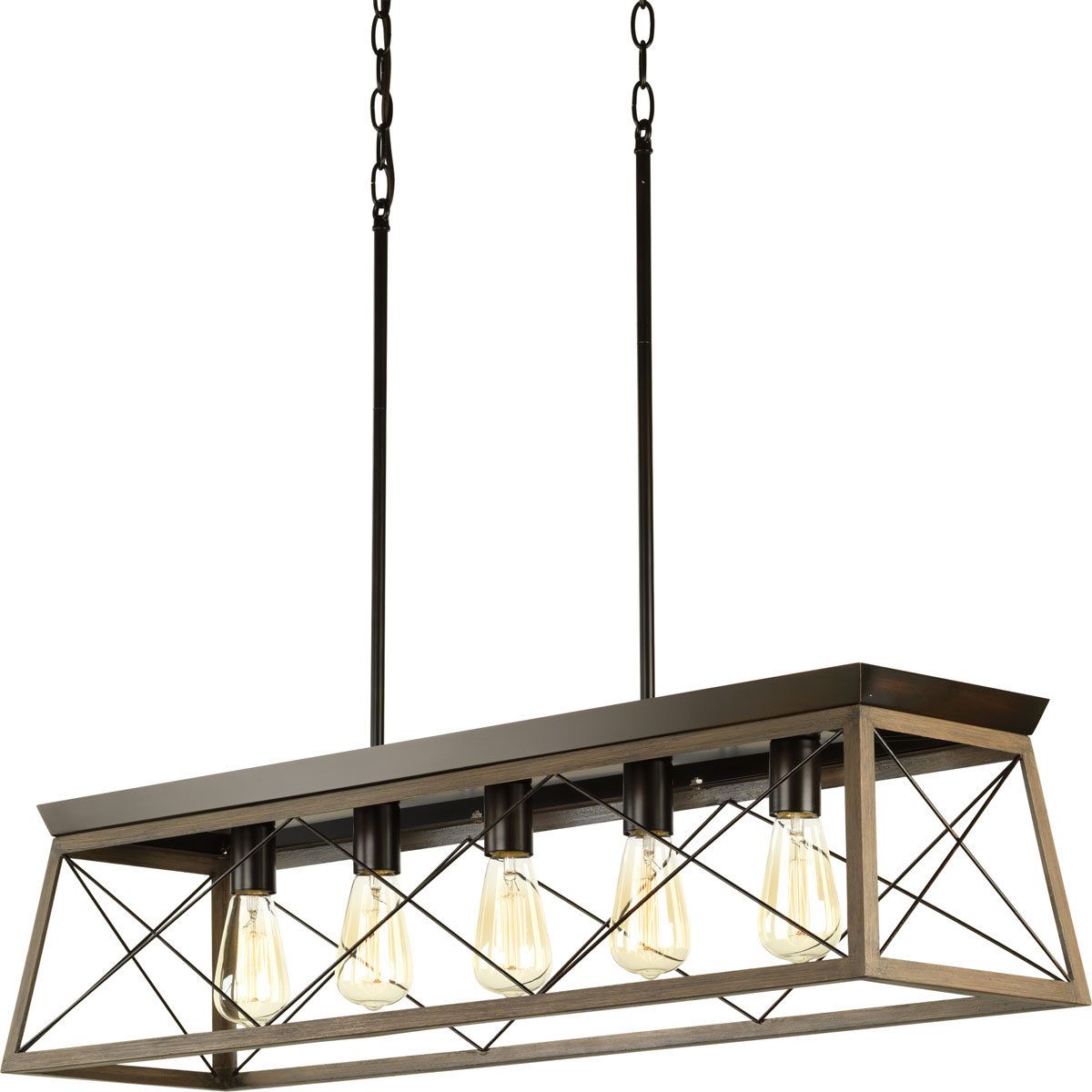 Well Known Delon 5 Light Kitchen Island Linear Pendant With Regard To Delon 5 Light Kitchen Island Linear Pendants (View 3 of 25)
