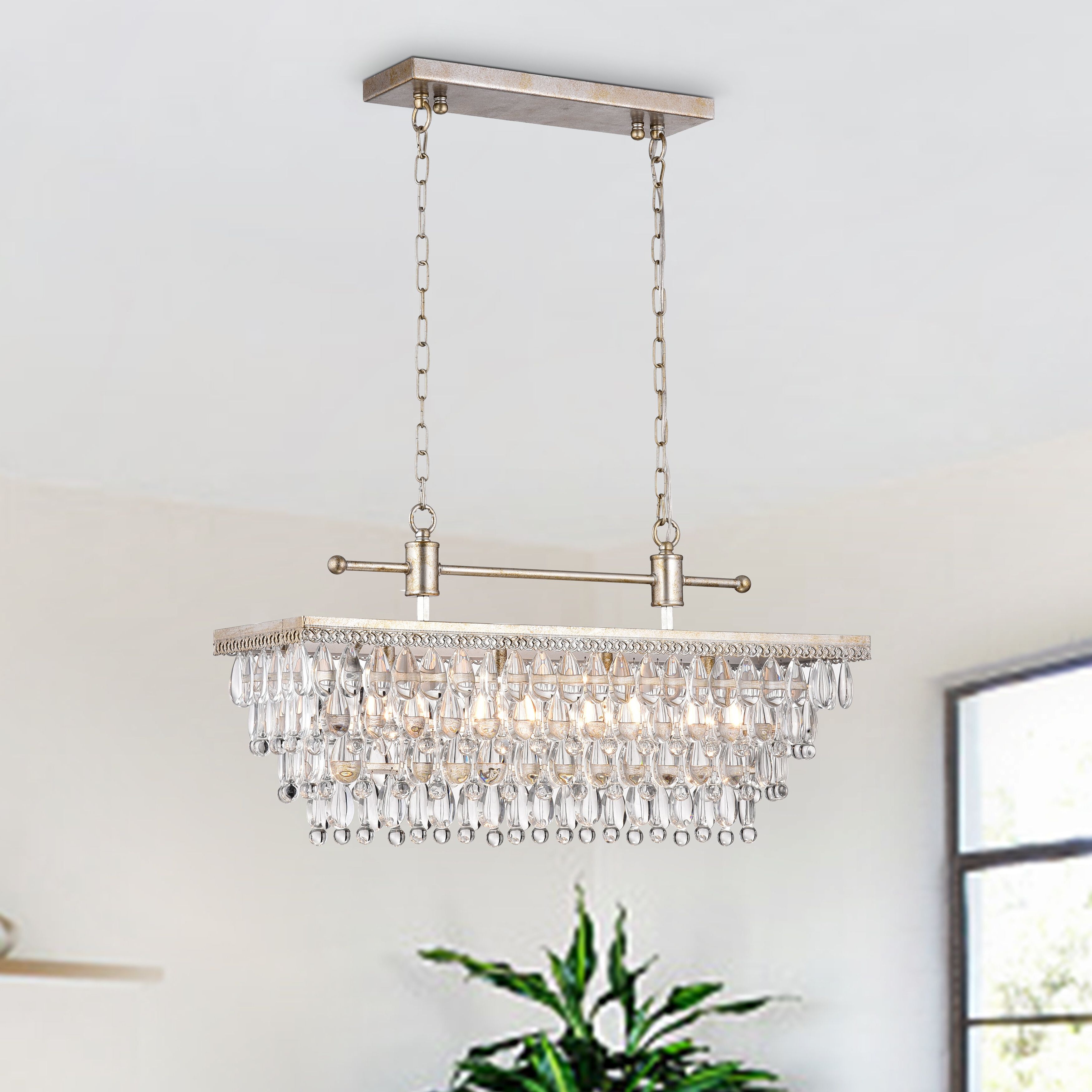 Well Known Gracelyn 8 Light Kitchen Island Pendants With Barta 4 Light Kitchen Island Pendant (Photo 11 of 25)