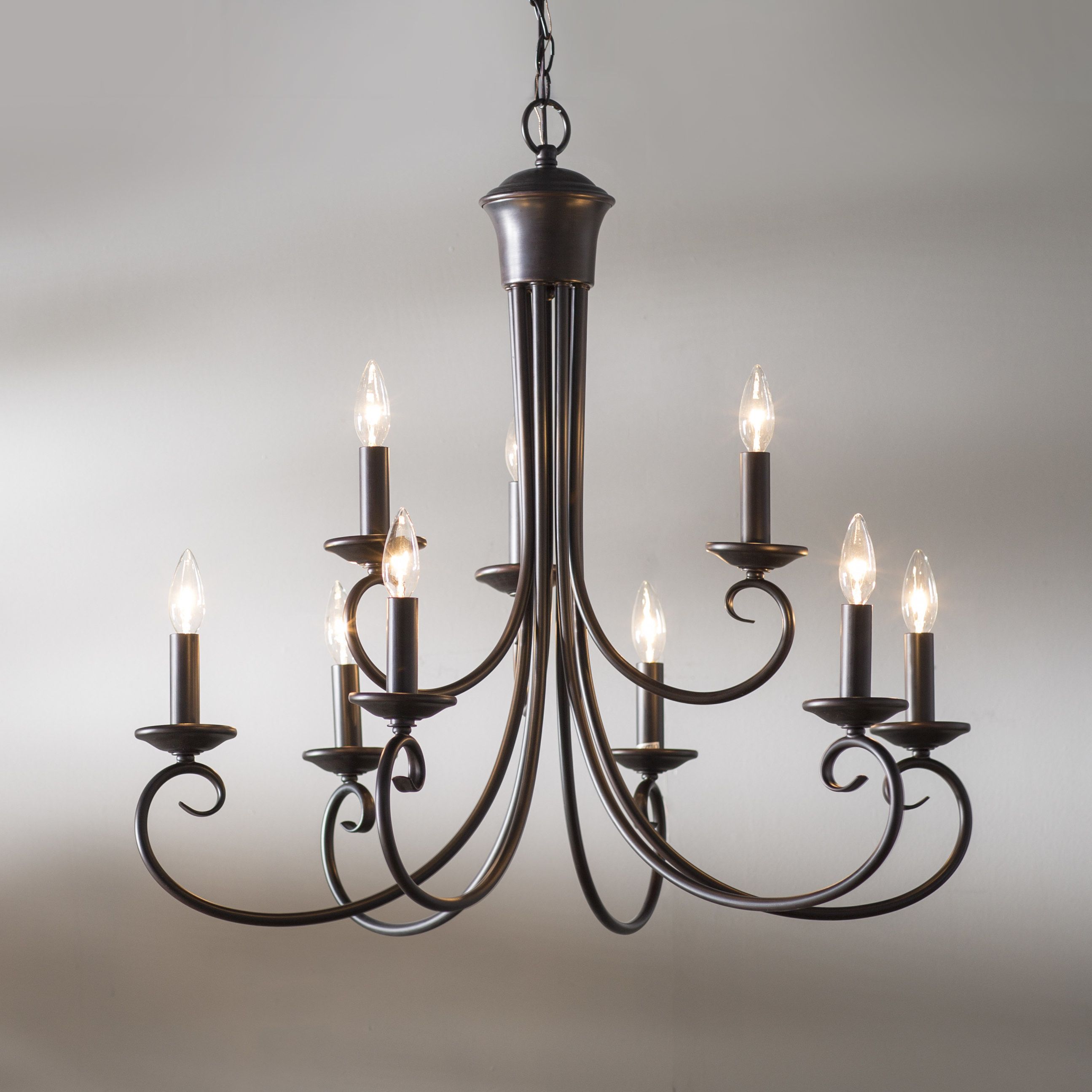 Well Known Kenedy 9 Light Candle Style Chandeliers In Kenedy 9 Light Candle Style Chandelier (View 1 of 25)