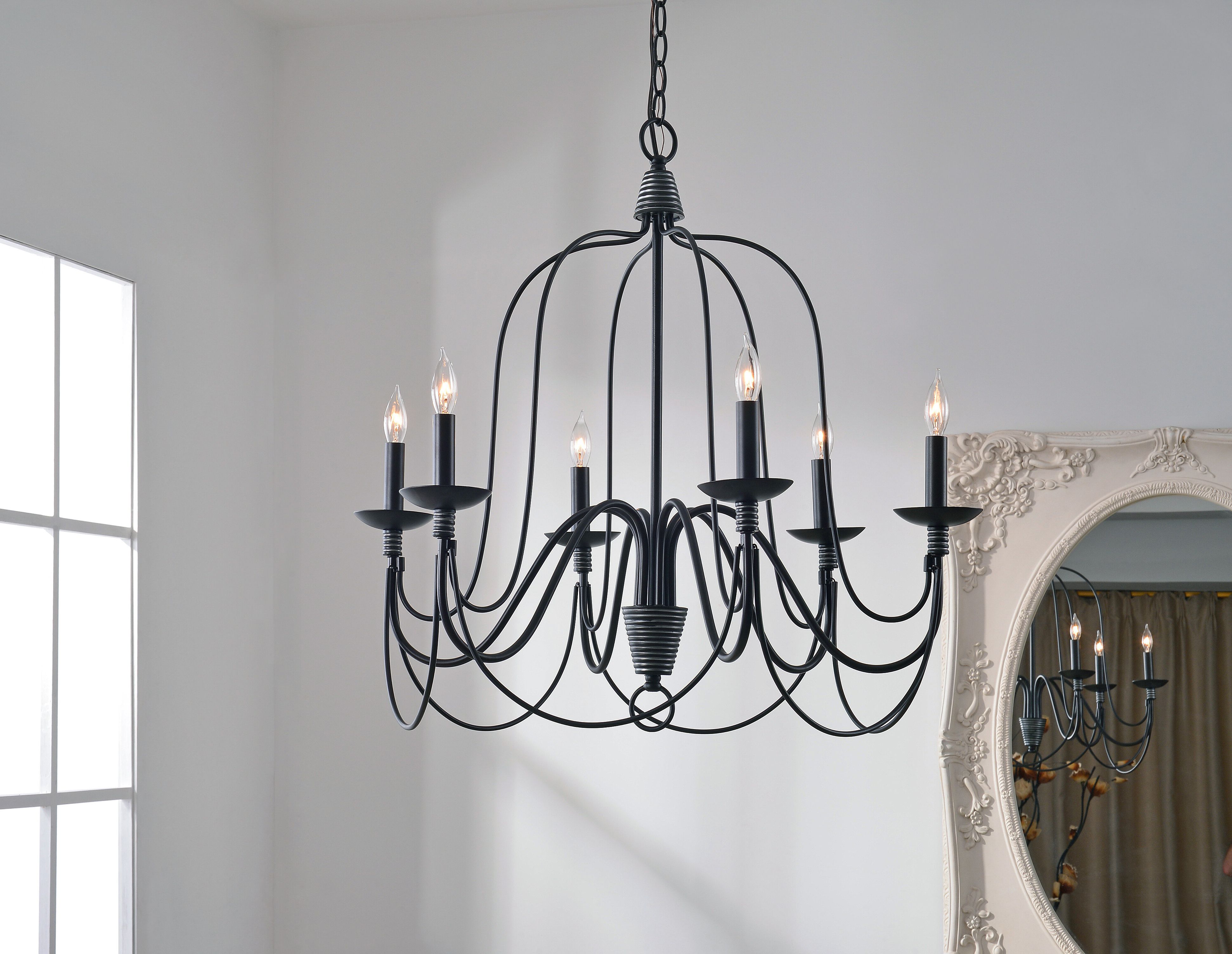 Well Known Watford 6 Light Candle Style Chandelier With Giverny 9 Light Candle Style Chandeliers (View 11 of 25)