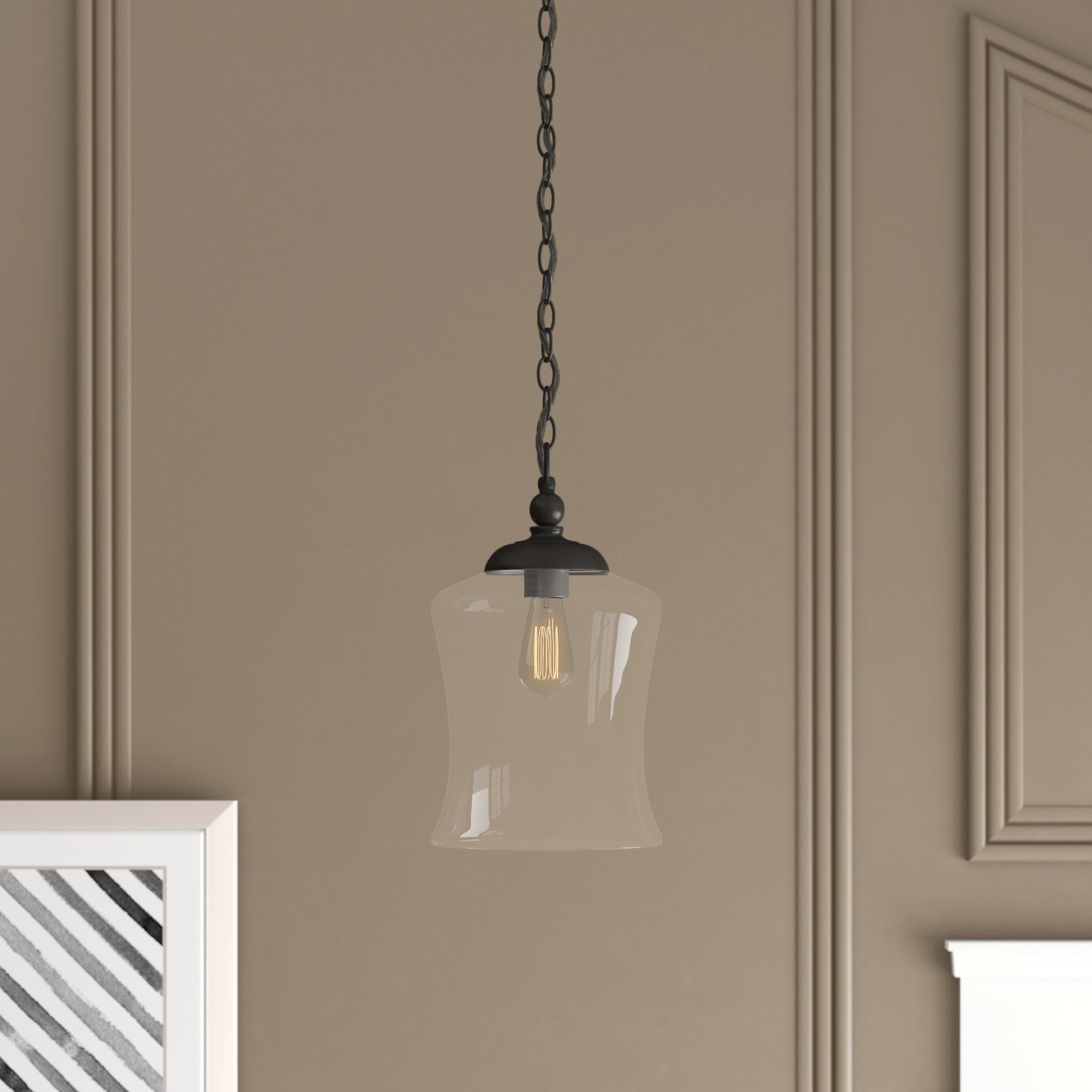 Well Known Wentzville 1 Light Single Bell Pendants Throughout Wentzville 1 Light Single Bell Pendant (View 2 of 25)