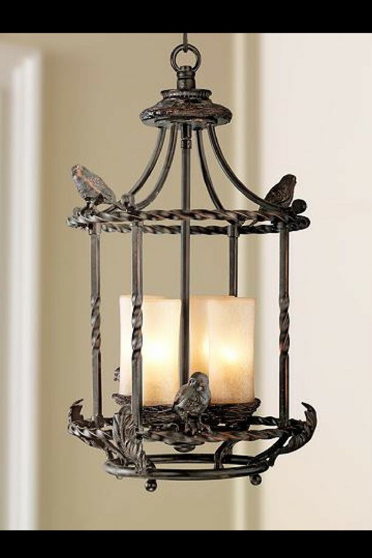 Well Liked Bellamira 1 Light Drum Pendants Inside Cast Metal Song Birds Decorate This Lovely Pendant (View 17 of 25)
