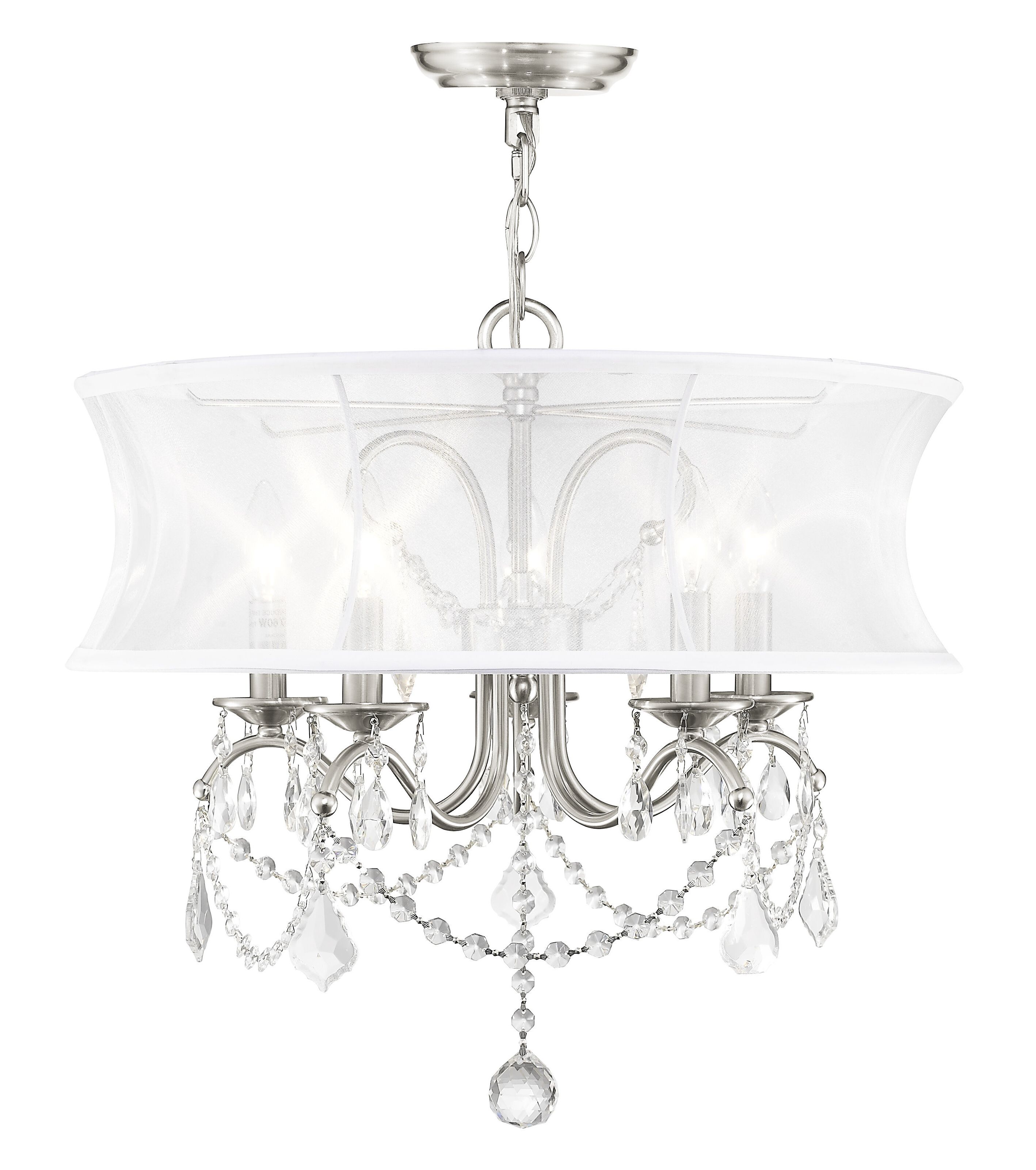 Well Liked Buster 5 Light Drum Chandeliers For Aubrianne Drum Chandelier (View 13 of 25)