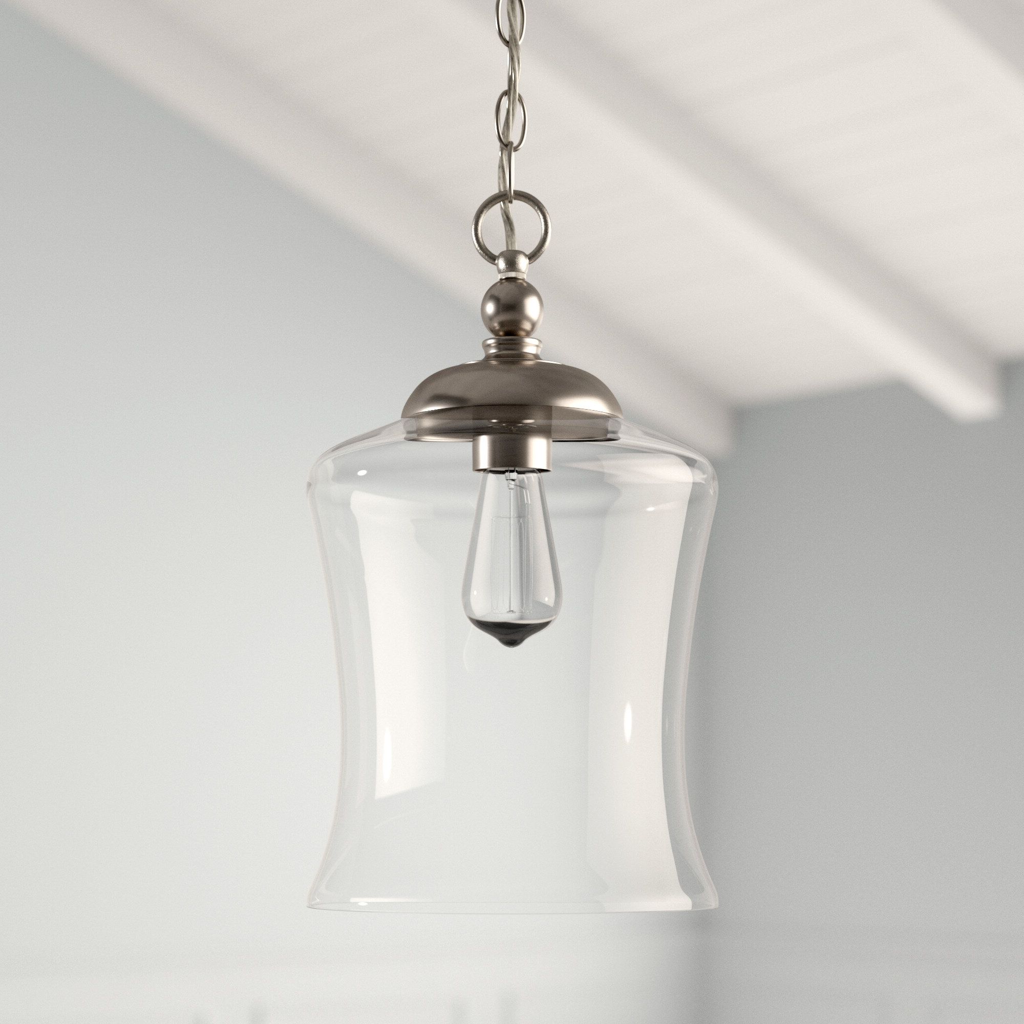 Wentzville 1 Light Single Bell Pendant With Widely Used Bundaberg 1 Light Single Bell Pendants (View 20 of 25)