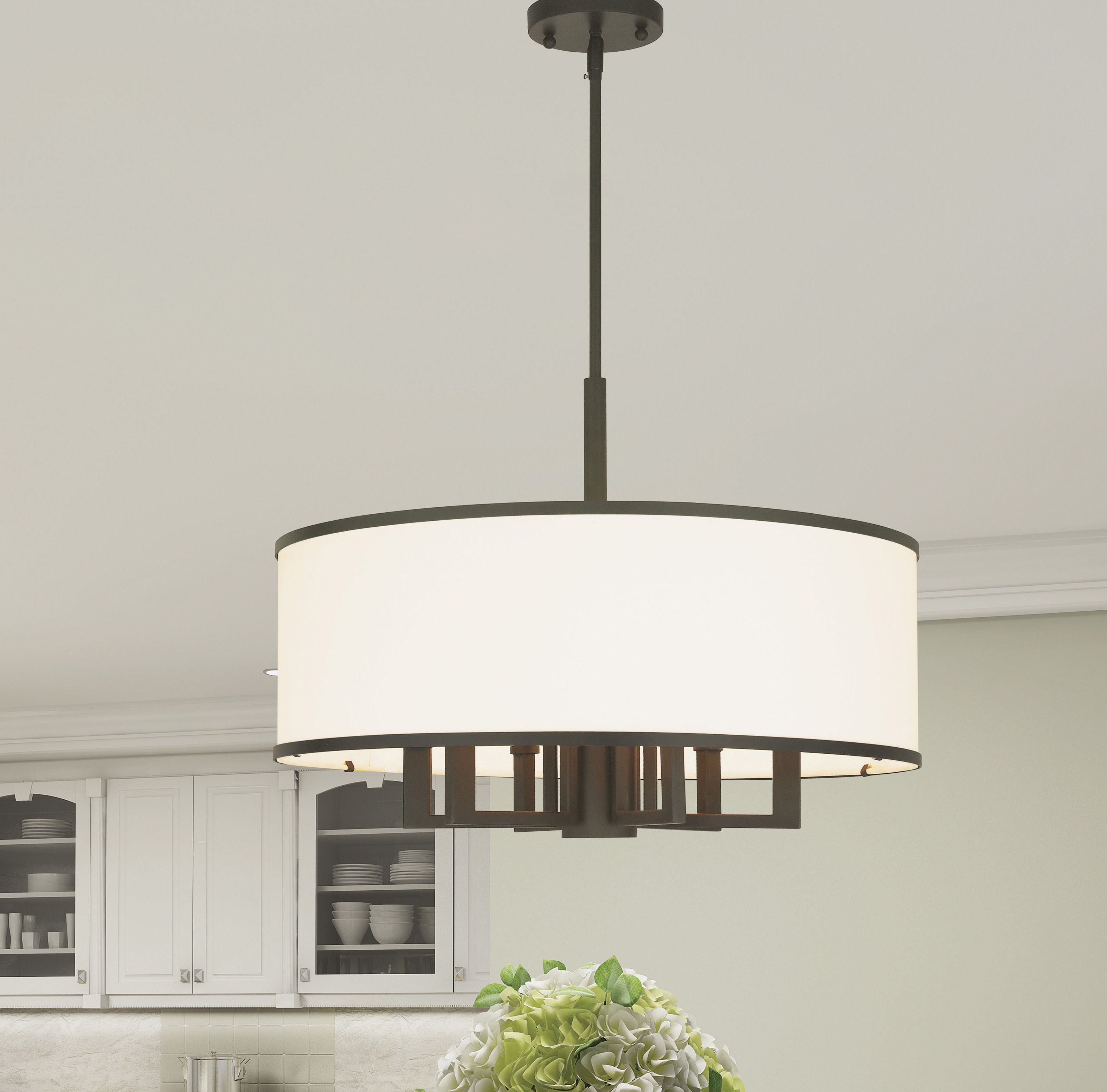 Widely Used Breithaup 7 Light Drum Chandelier Pertaining To Breithaup 4 Light Drum Chandeliers (View 17 of 25)