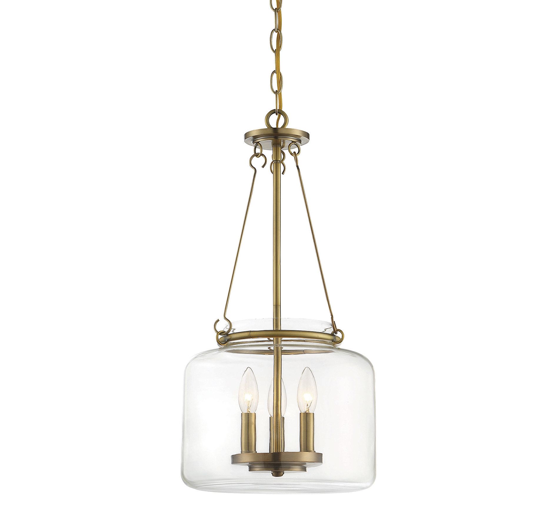 Widely Used Clematite 1 Light Single Jar Pendants With Regard To Laurel Foundry Modern Farmhouse Jean Baptiste 3 Light Single Jar Pendant (Photo 25 of 25)