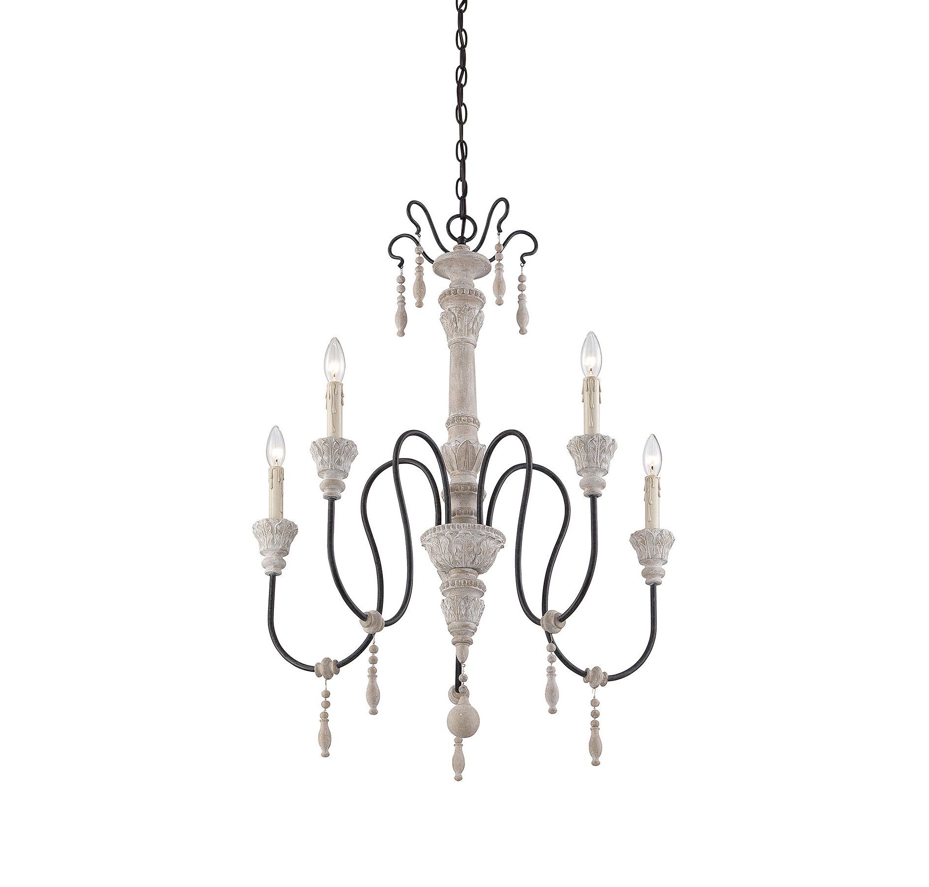 Widely Used Paladino 6 Light Chandeliers Inside Corneau 5 Light Chandelier (View 8 of 25)